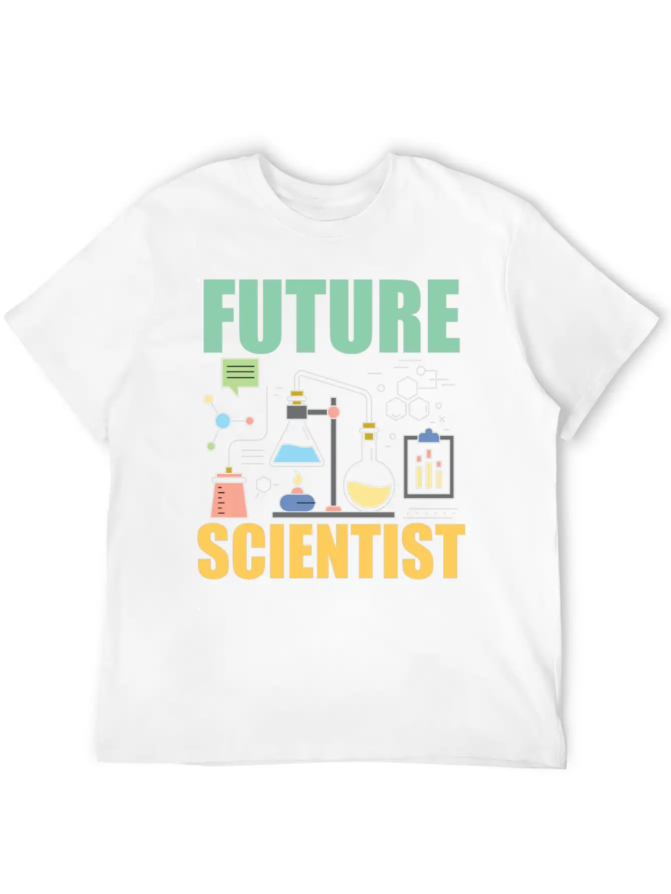 Science Funny - Future Scientist Basic Graphic T-Shirt – Daily Comfort In Soft Cotton