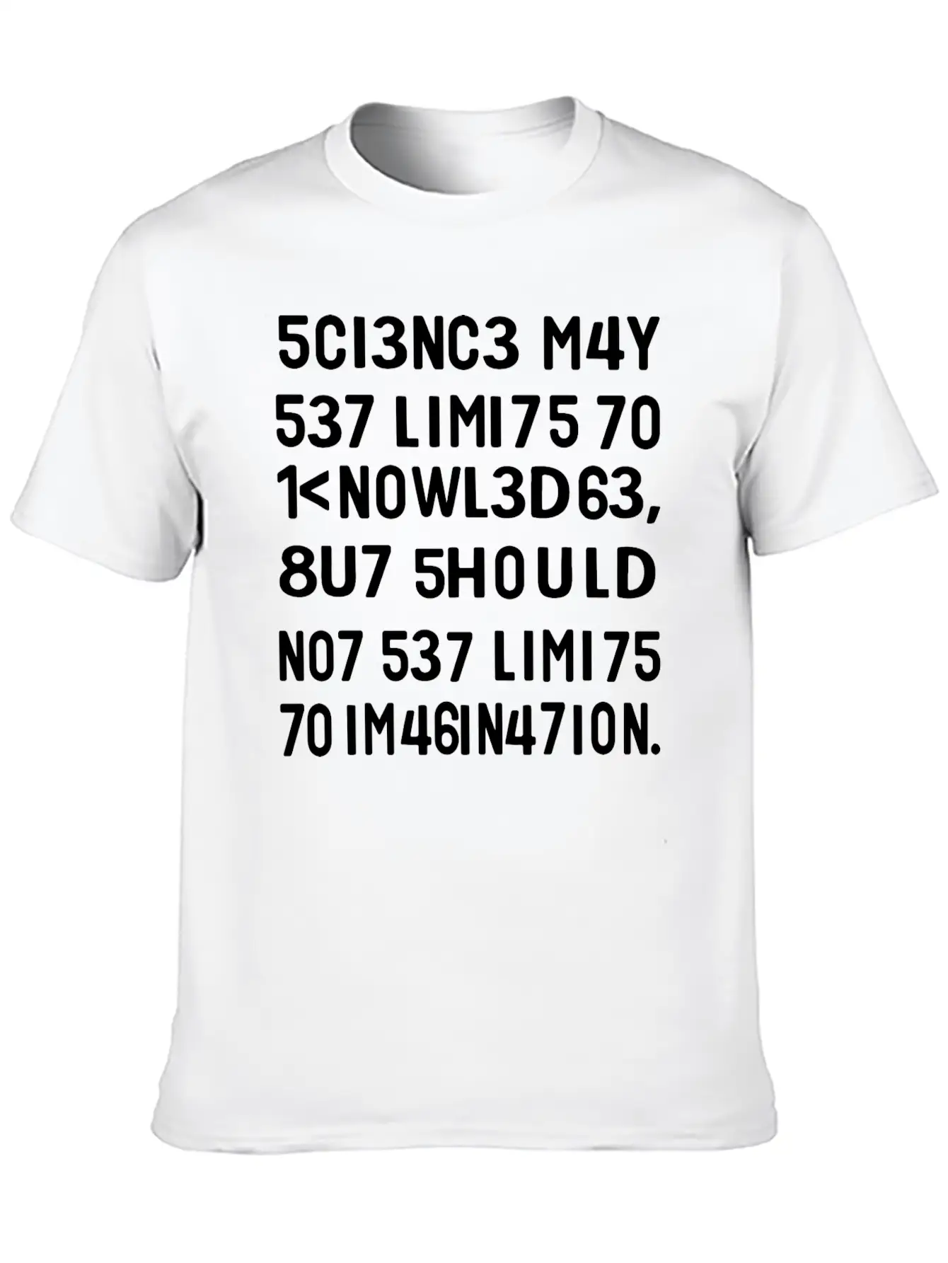 Science Imagination Stylish Everyday T-Shirt – Unisex Basic Cotton Tee
