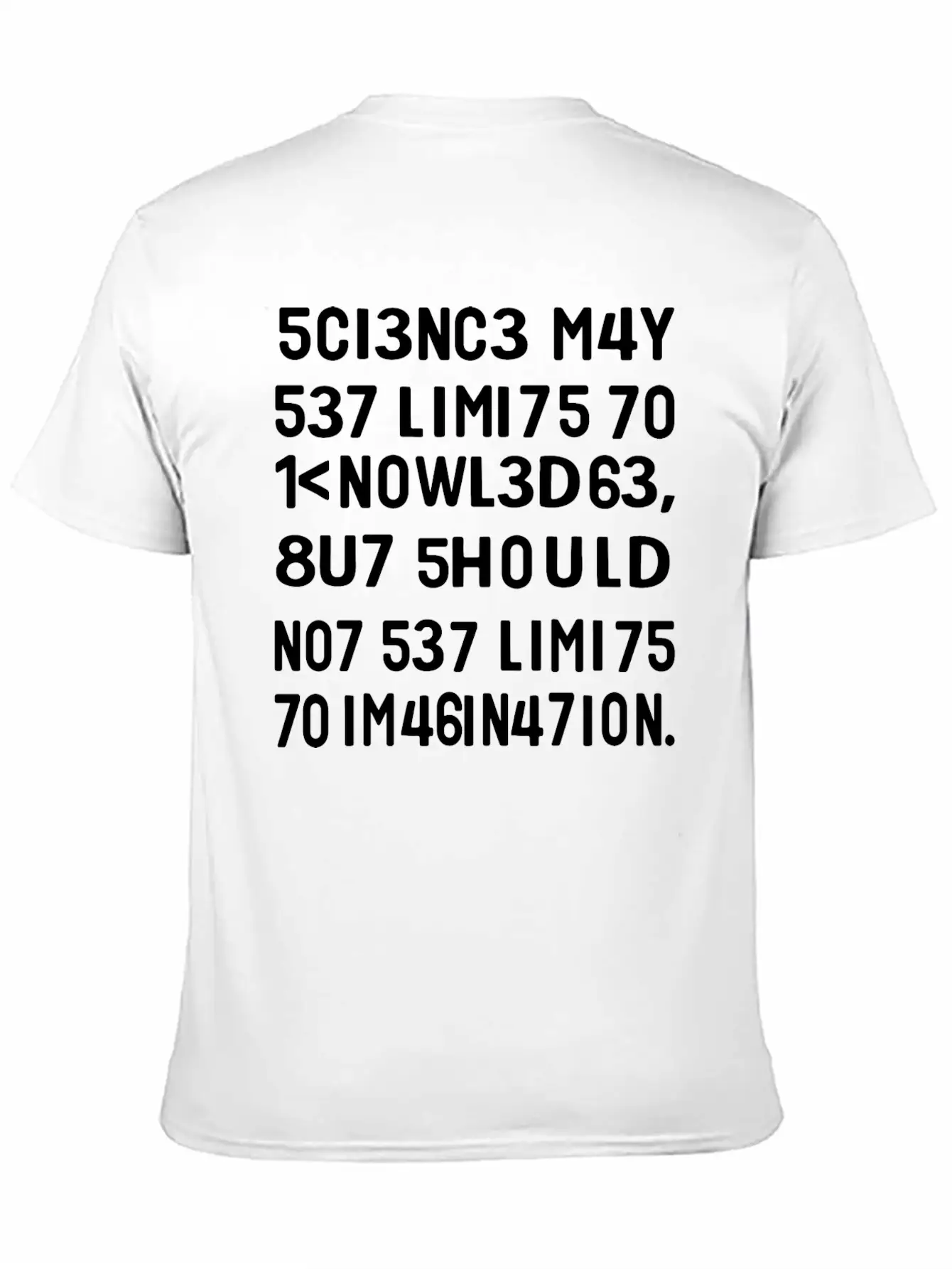 Science Imagination Stylish Everyday T-Shirt – Unisex Basic Cotton Tee