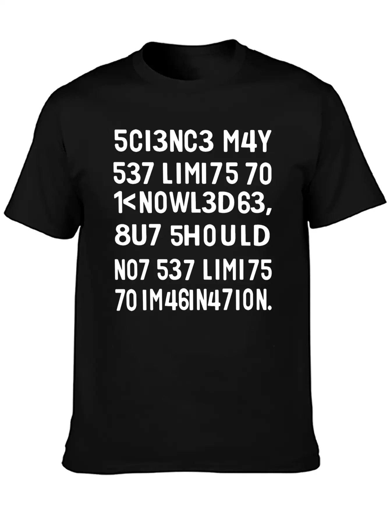 Science Imagination Stylish Everyday T-Shirt – Unisex Basic Cotton Tee
