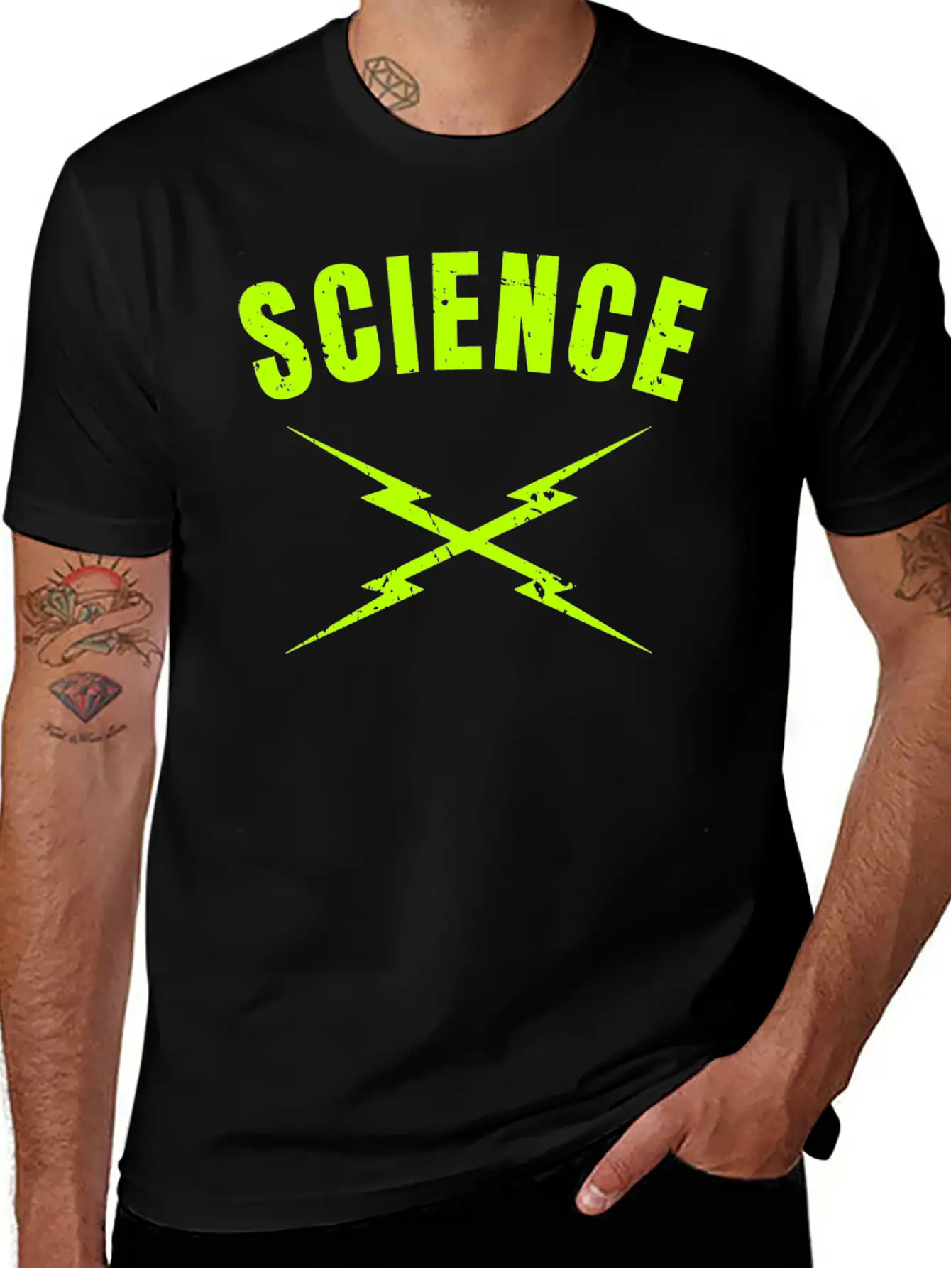 Science Lightning Bolts Soft Cotton Short Sleeve Tee – Unisex Wardrobe Staple