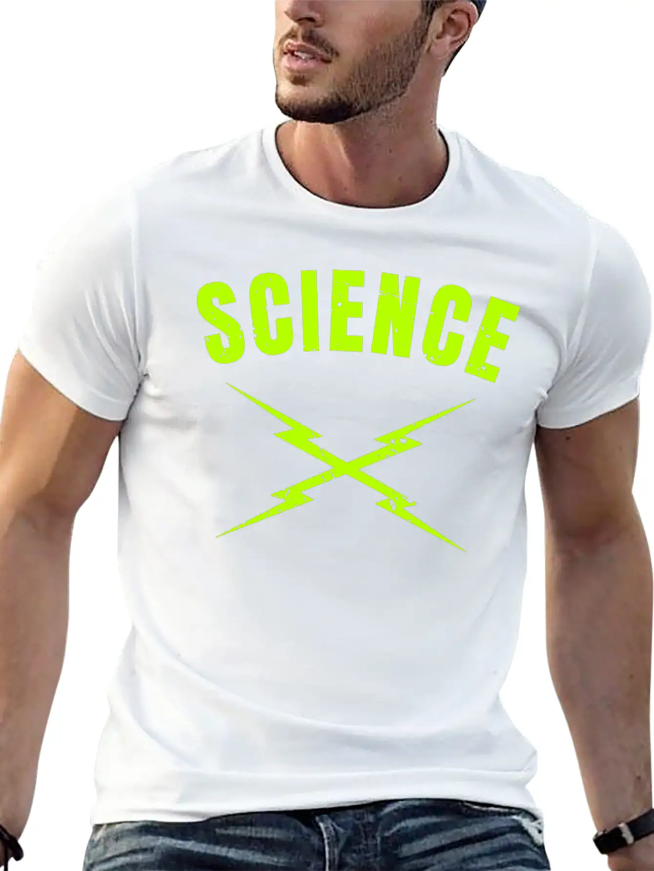 Science Lightning Bolts Soft Cotton Short Sleeve Tee – Unisex Wardrobe Staple