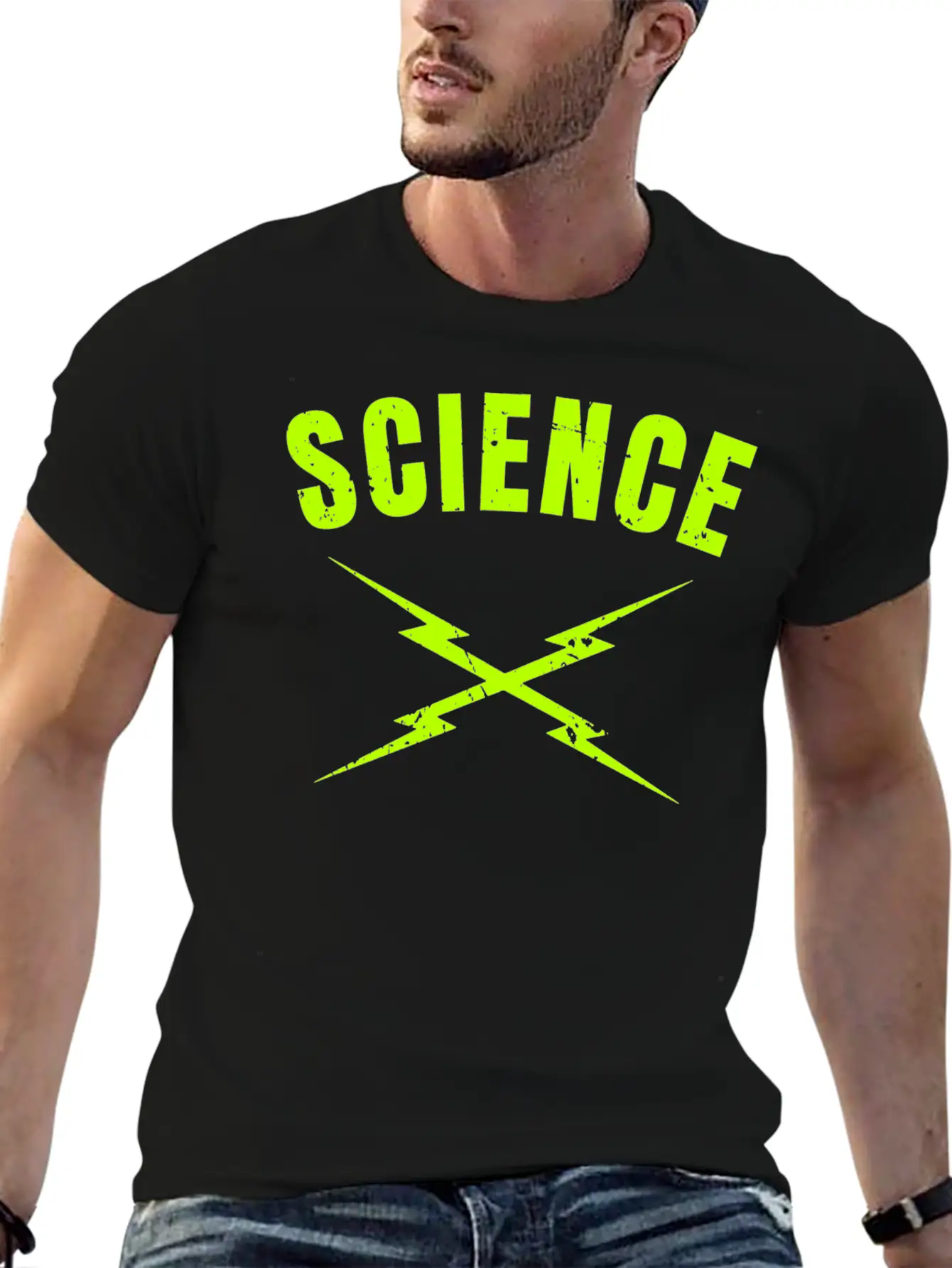 Science Lightning Bolts Soft Cotton Short Sleeve Tee – Unisex Wardrobe Staple