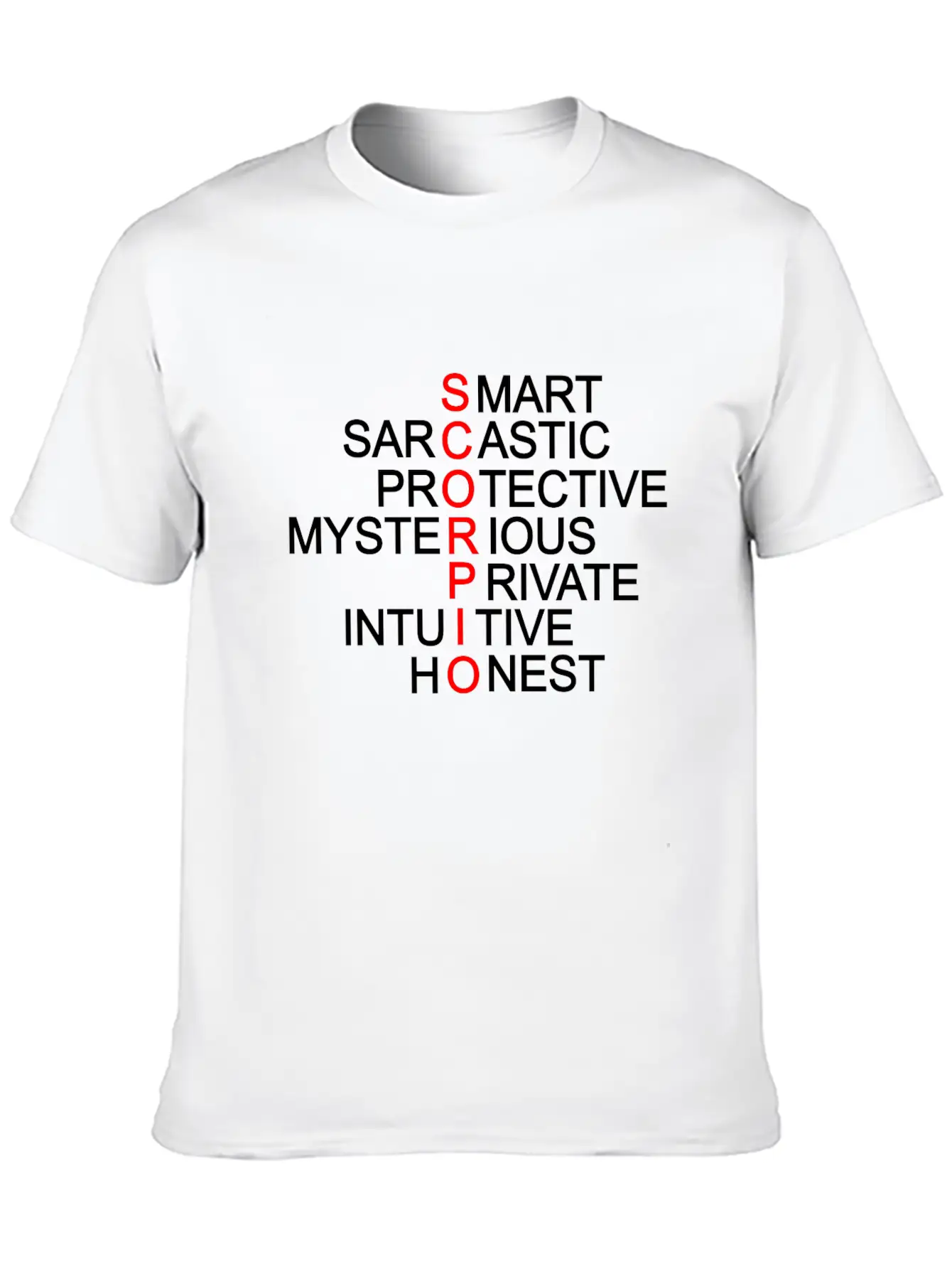 SCORPIO - SMART, PROTECTIVE, PRIVATE, HONEST Essential Cotton Tee For Daily Outfits – Unisex Style