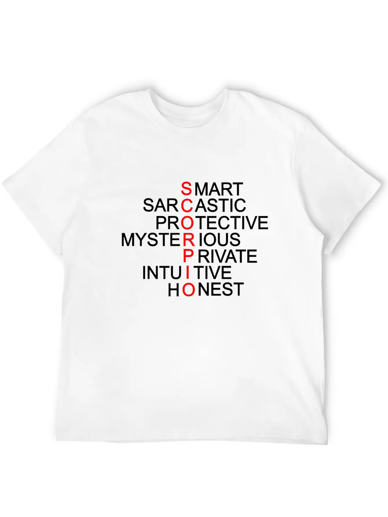 SCORPIO - SMART, PROTECTIVE, PRIVATE, HONEST Essential Cotton Tee For Daily Outfits – Unisex Style