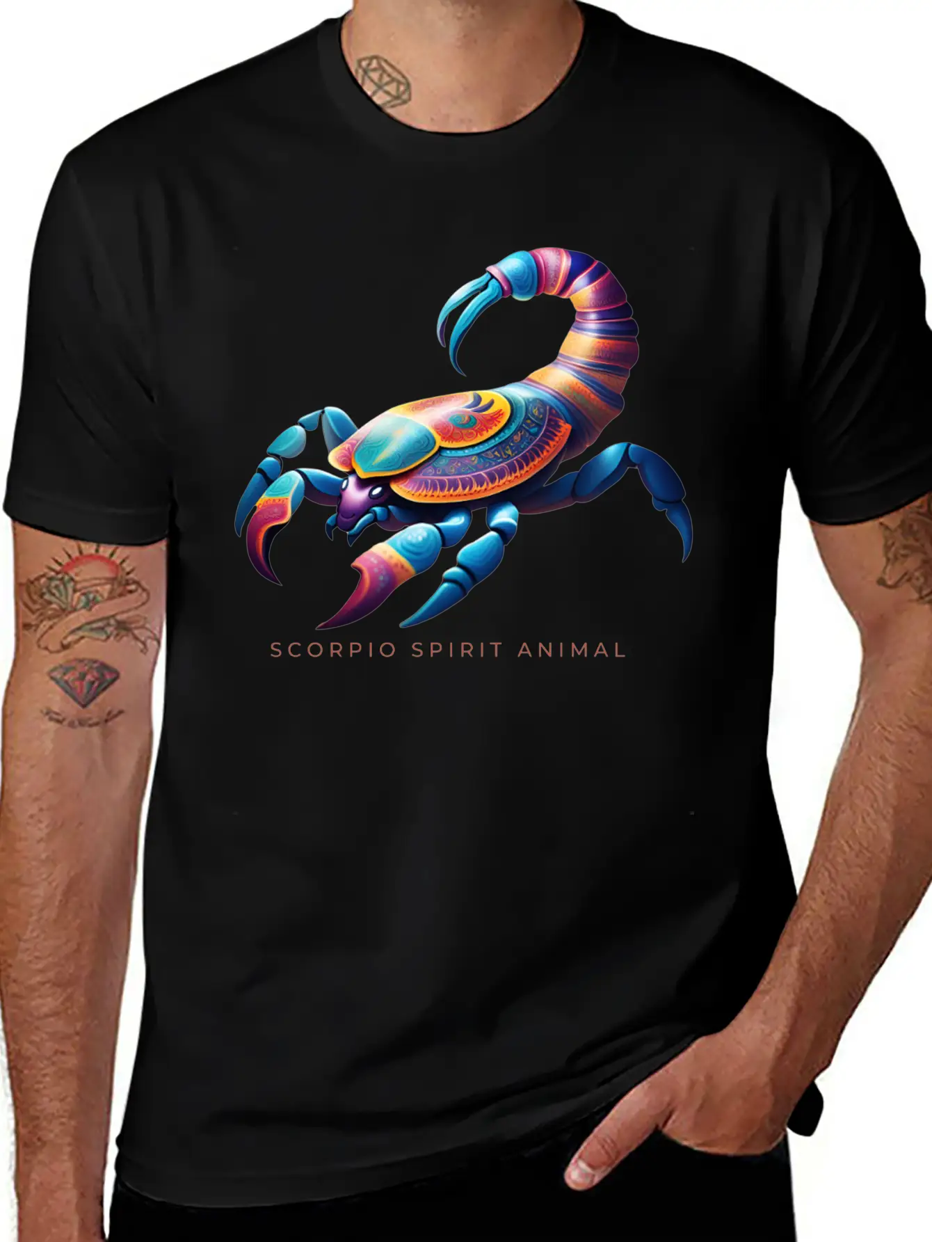 Scorpio Spirit Animal Scorpion Alebrije Male Essential Cotton Tee For Daily Outfits – Unisex Style