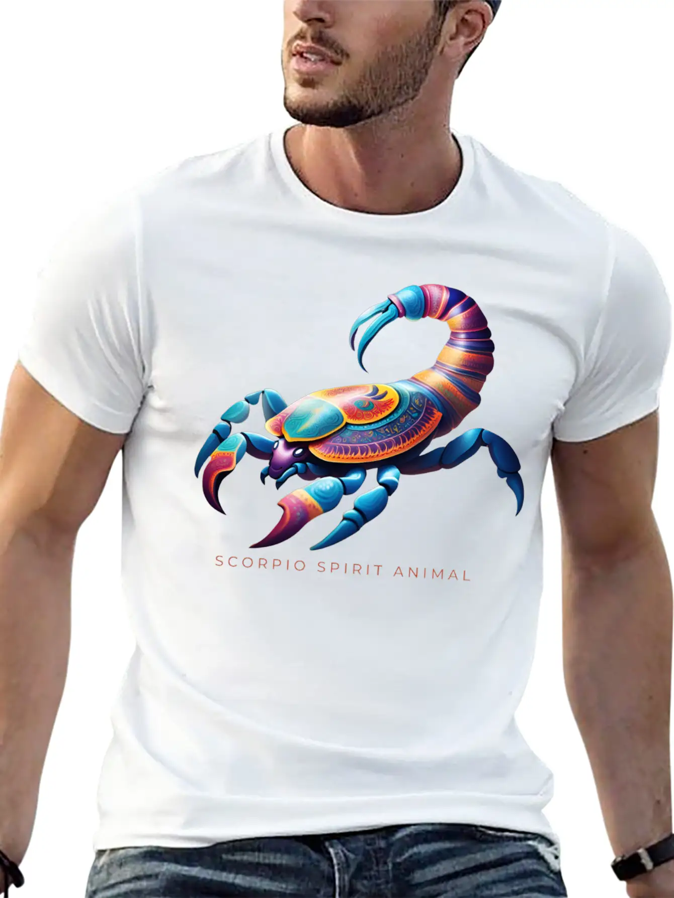 Scorpio Spirit Animal Scorpion Alebrije Male Essential Cotton Tee For Daily Outfits – Unisex Style