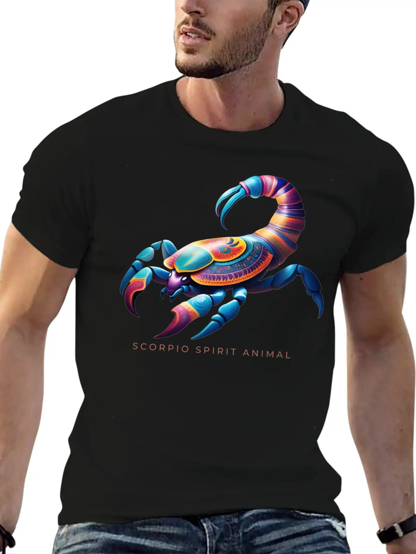 Scorpio Spirit Animal Scorpion Alebrije Male Essential Cotton Tee For Daily Outfits – Unisex Style