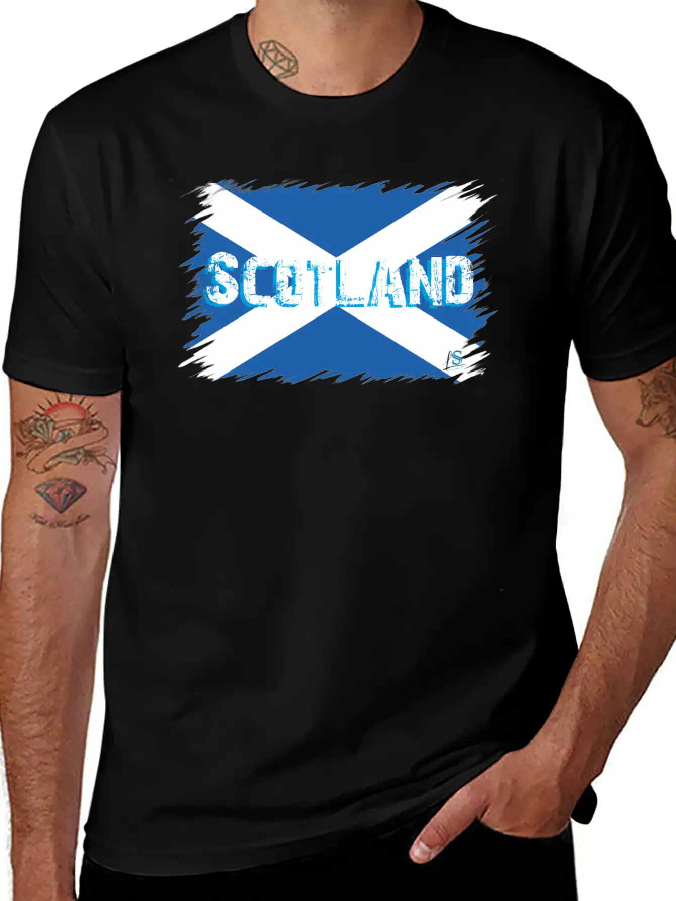 Scottish Flag 2 Soft Cotton Short Sleeve Tee – Unisex Wardrobe Staple