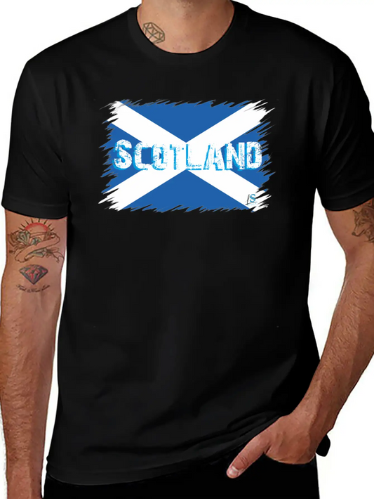 Scottish Flag 2 Soft Cotton Short Sleeve Tee – Unisex Wardrobe Staple
