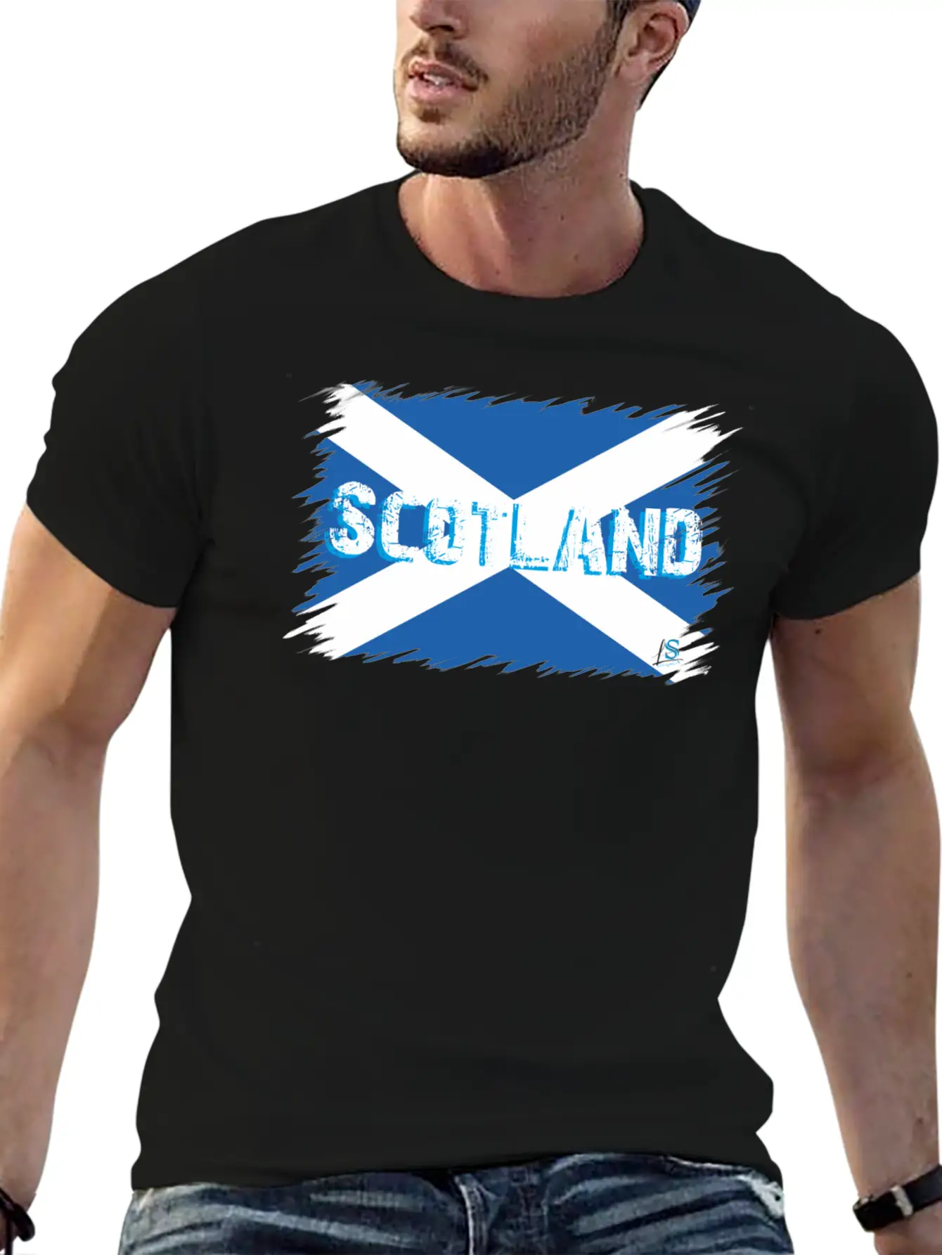 Scottish Flag 2 Soft Cotton Short Sleeve Tee – Unisex Wardrobe Staple