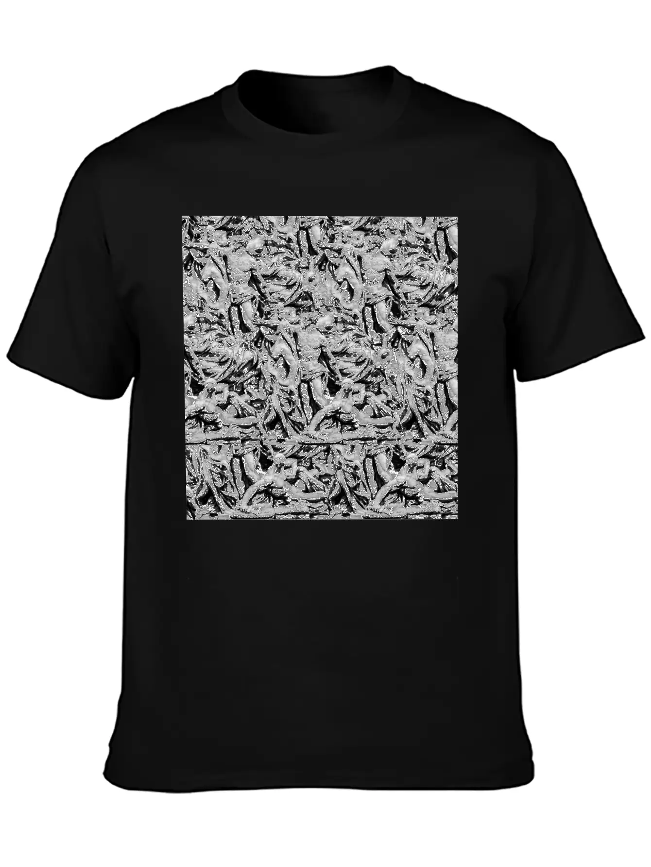 Sculpture Collage Soft Cotton Short Sleeve Tee – Unisex Wardrobe Staple