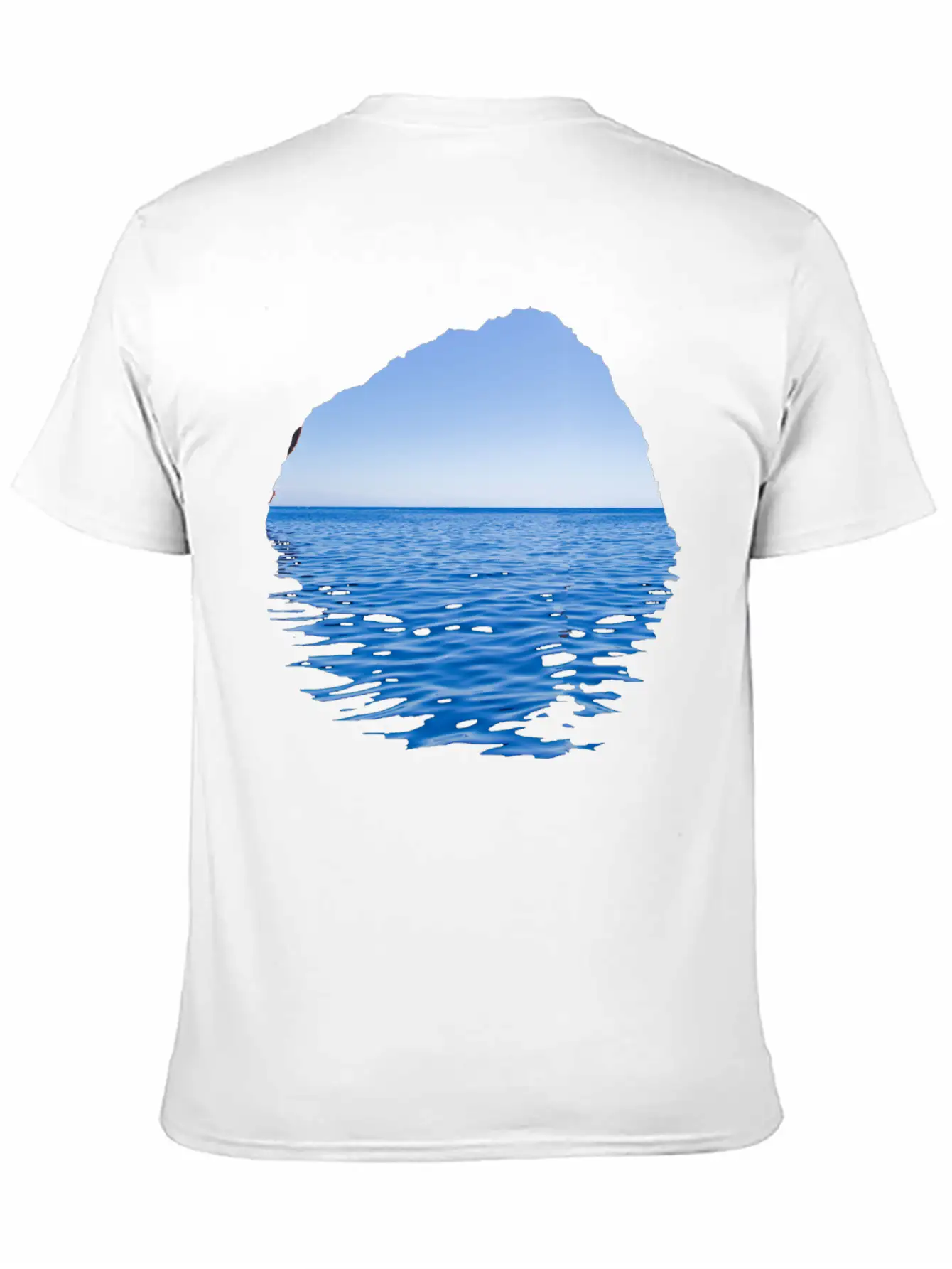 Sea-Through Lightweight Cotton T-Shirt – Daily Comfort Graphic Shirt