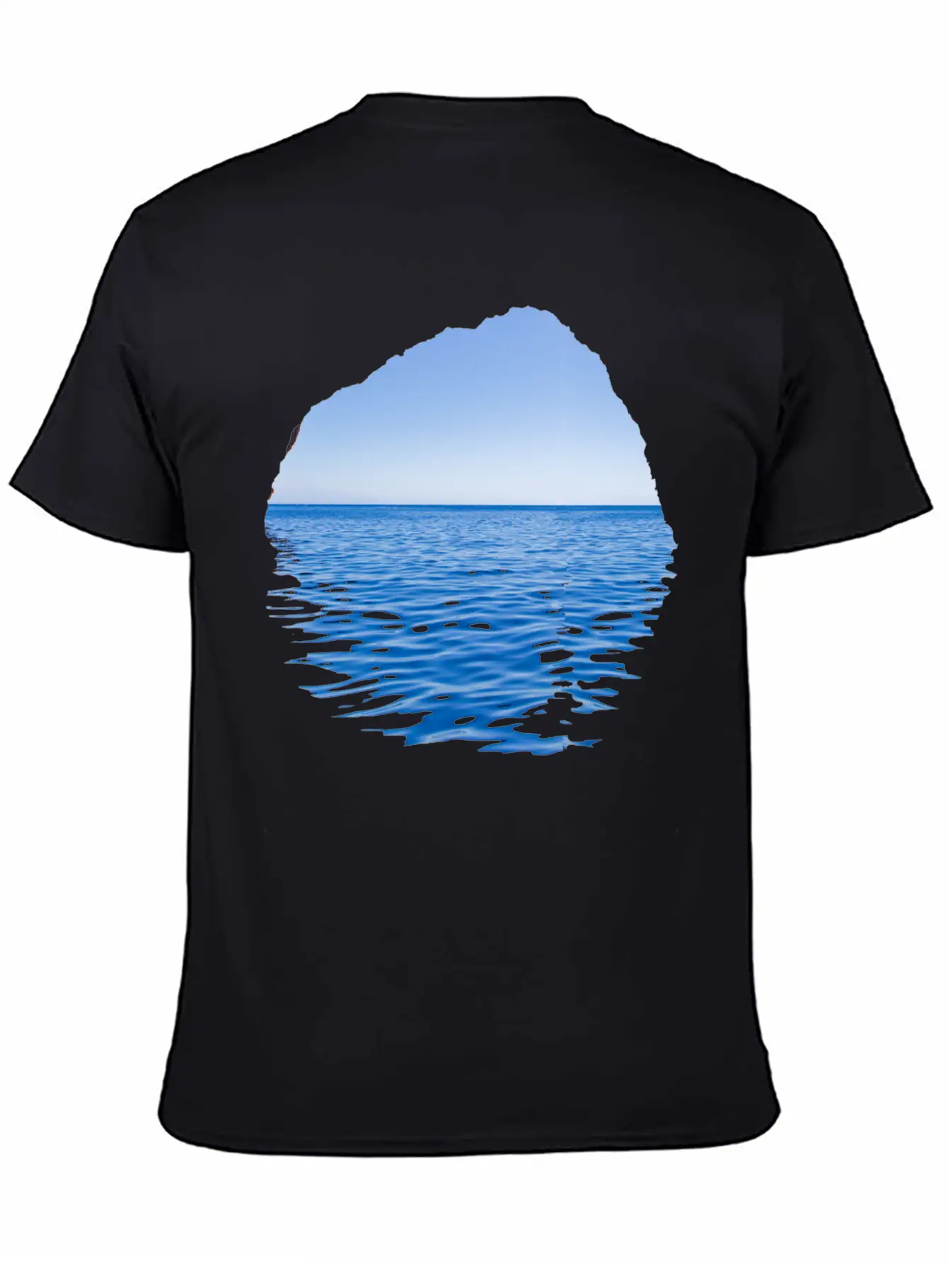 Sea-Through Lightweight Cotton T-Shirt – Daily Comfort Graphic Shirt