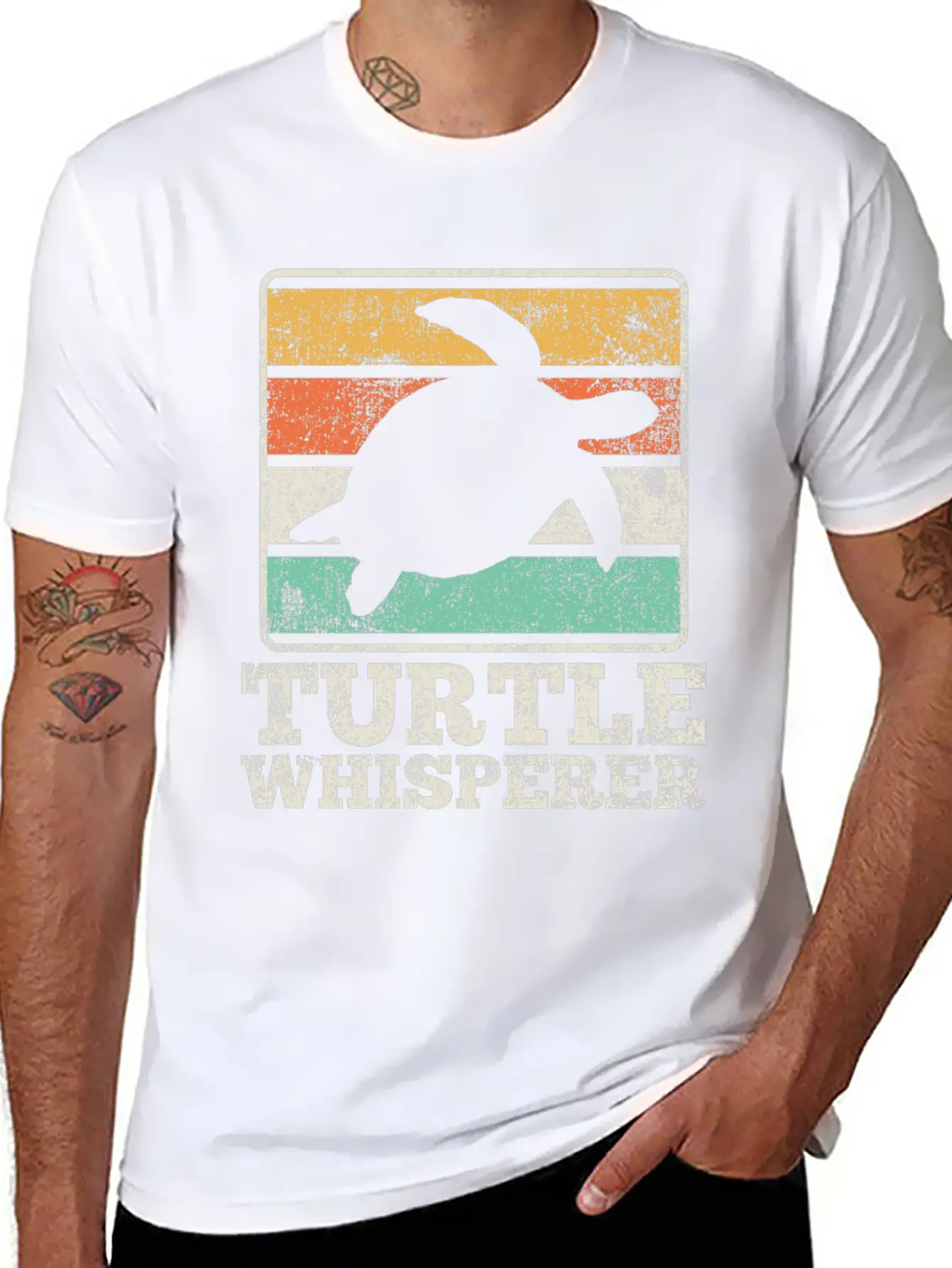 Sea Turtle Turtle Whisperer Comfortable Minimalist Graphic Tee – Summer Style Essential