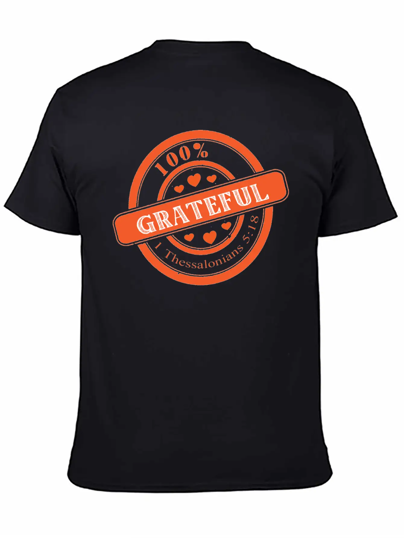Sealed 100% Grateful -1 Thessalonians 5:18 Stylish Everyday T-Shirt – Unisex Basic Cotton Tee
