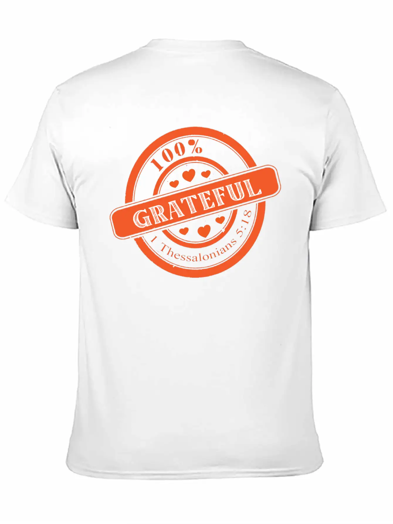 Sealed 100% Grateful -1 Thessalonians 5:18 Stylish Everyday T-Shirt – Unisex Basic Cotton Tee