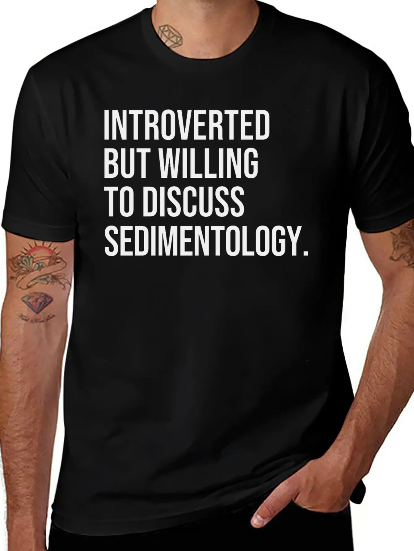Sedimentology Funny Introverted Sedimentologist Essential Cotton Tee For Daily Outfits – Unisex Style