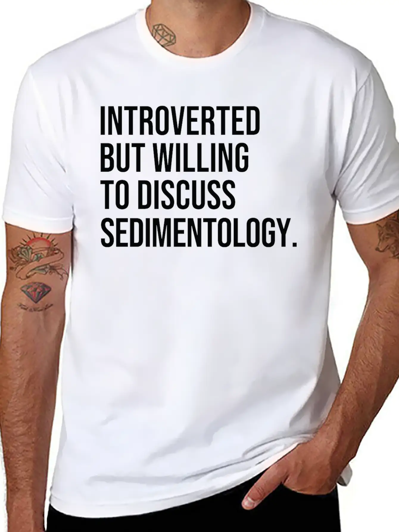Sedimentology Funny Introverted Sedimentologist Essential Cotton Tee For Daily Outfits – Unisex Style