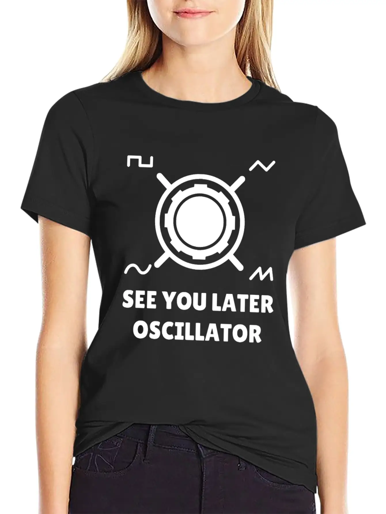 See You Later Oscillator Synthesizer Gift Relaxed Everyday Tee – Lightweight And Durable Cotton