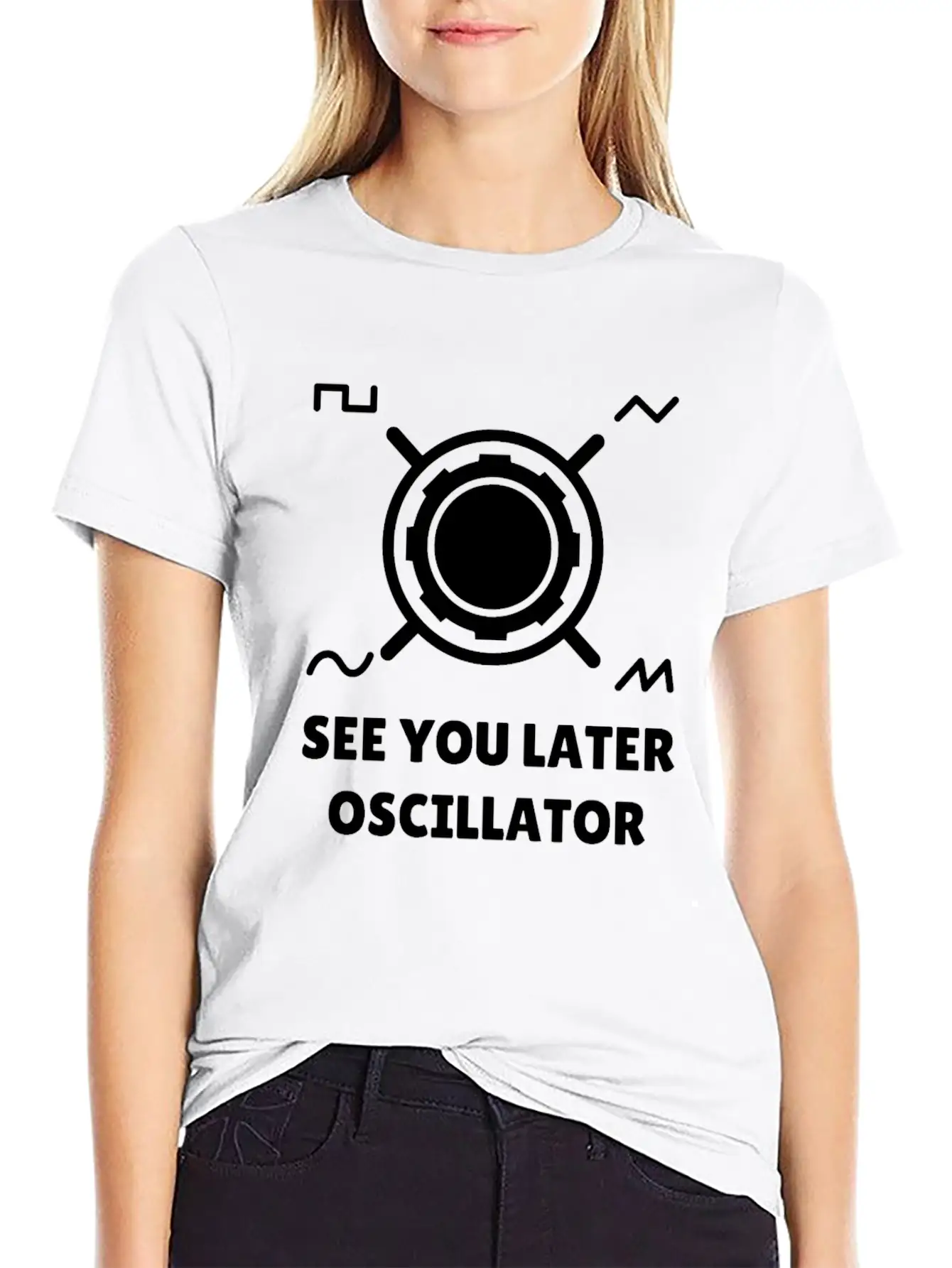 See You Later Oscillator Synthesizer Gift Relaxed Everyday Tee – Lightweight And Durable Cotton