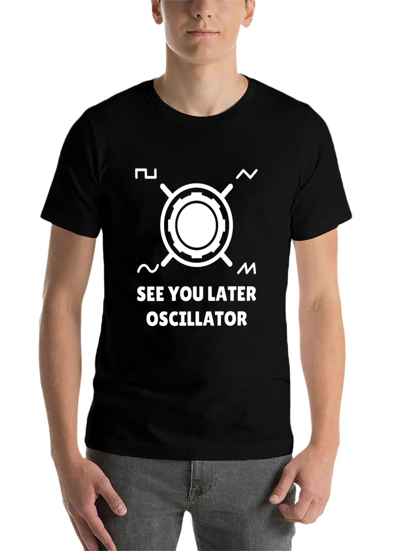 See You Later Oscillator Synthesizer Gift Relaxed Everyday Tee – Lightweight And Durable Cotton