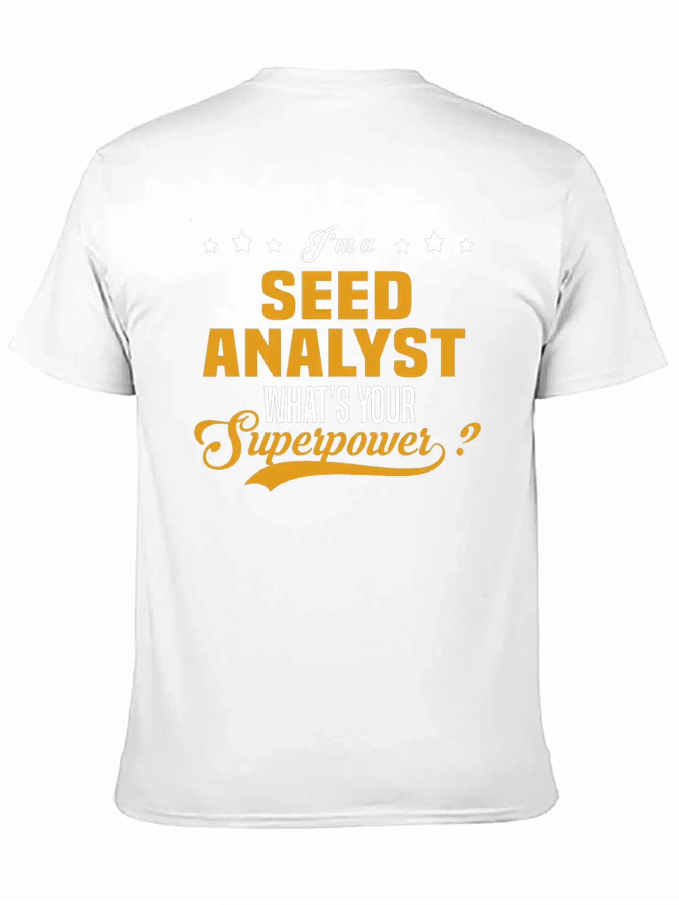 Seed Analyst Basic Graphic T-Shirt – Daily Comfort In Soft Cotton