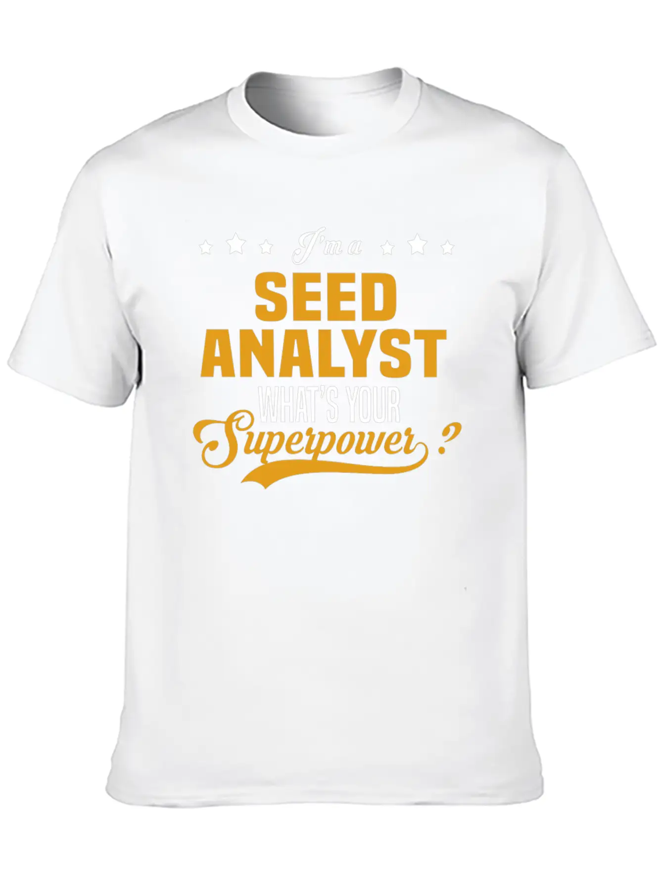 Seed Analyst Basic Graphic T-Shirt – Daily Comfort In Soft Cotton