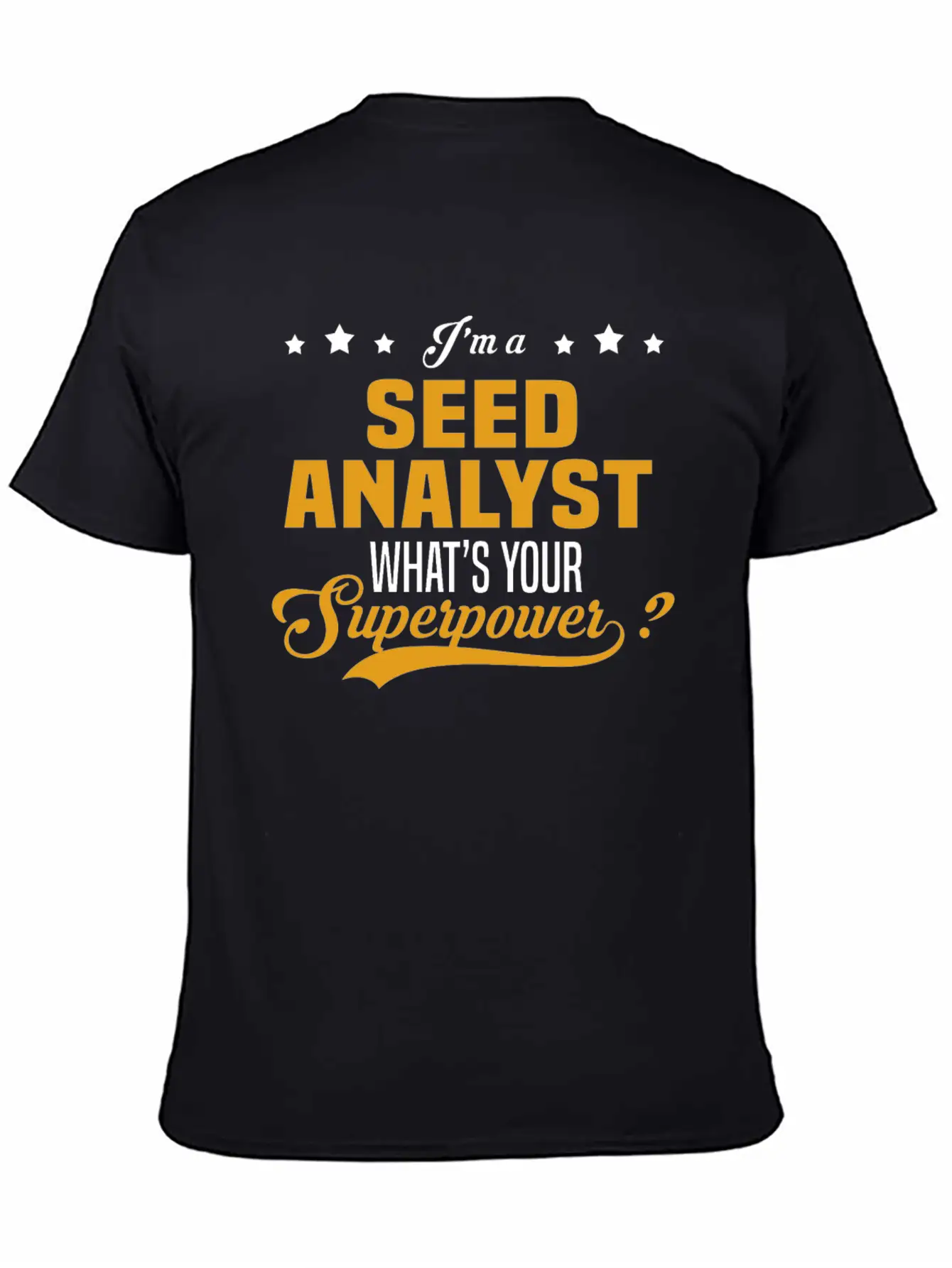 Seed Analyst Basic Graphic T-Shirt – Daily Comfort In Soft Cotton