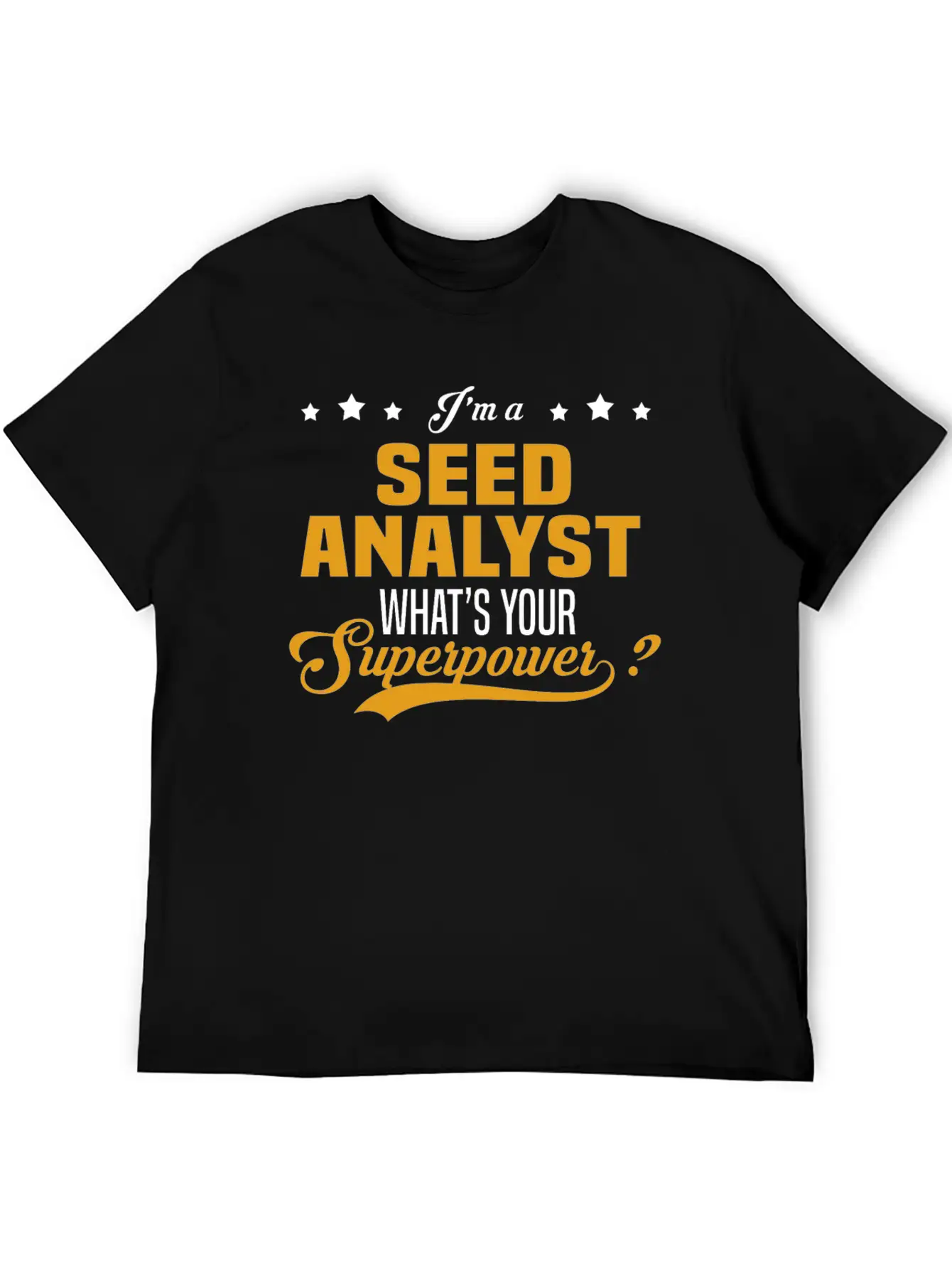 Seed Analyst Basic Graphic T-Shirt – Daily Comfort In Soft Cotton