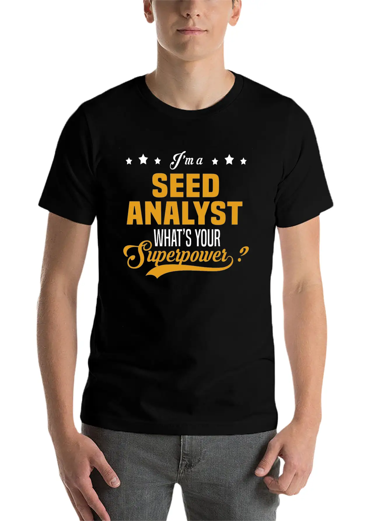 Seed Analyst Basic Graphic T-Shirt – Daily Comfort In Soft Cotton