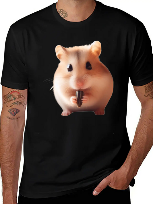 Seeds & Hamsters Essential Cotton Tee For Daily Outfits – Unisex Style