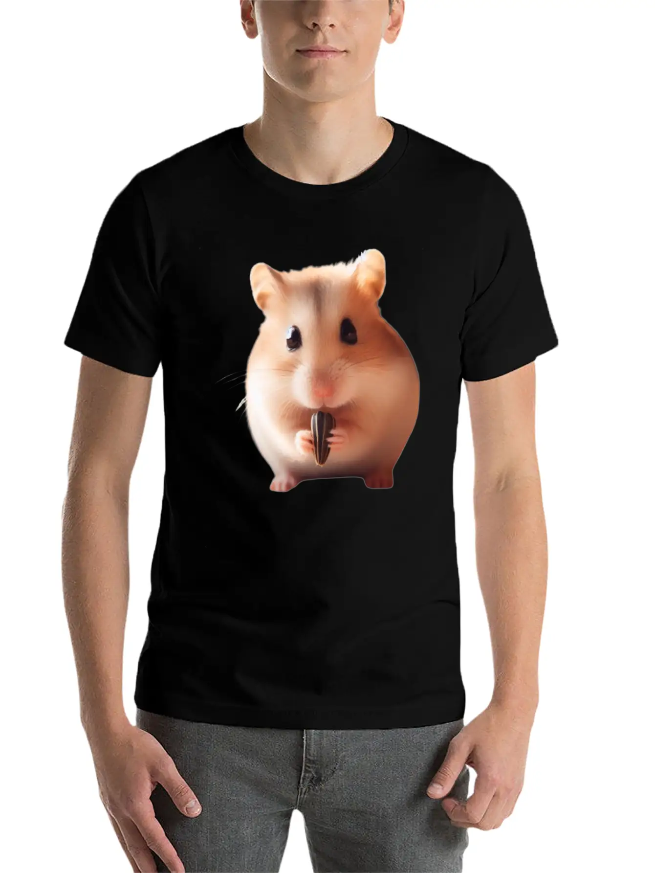 Seeds & Hamsters Essential Cotton Tee For Daily Outfits – Unisex Style