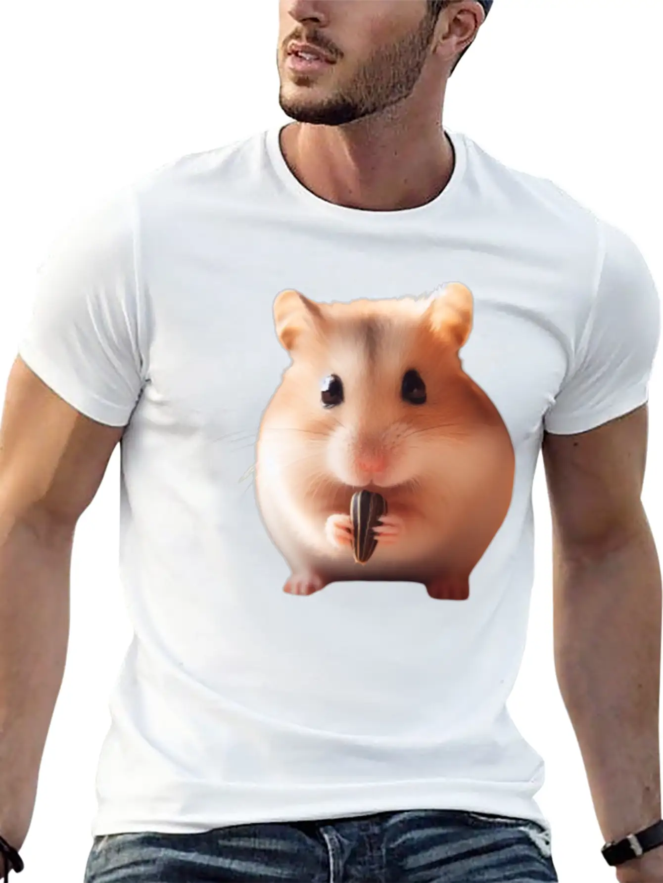 Seeds & Hamsters Essential Cotton Tee For Daily Outfits – Unisex Style