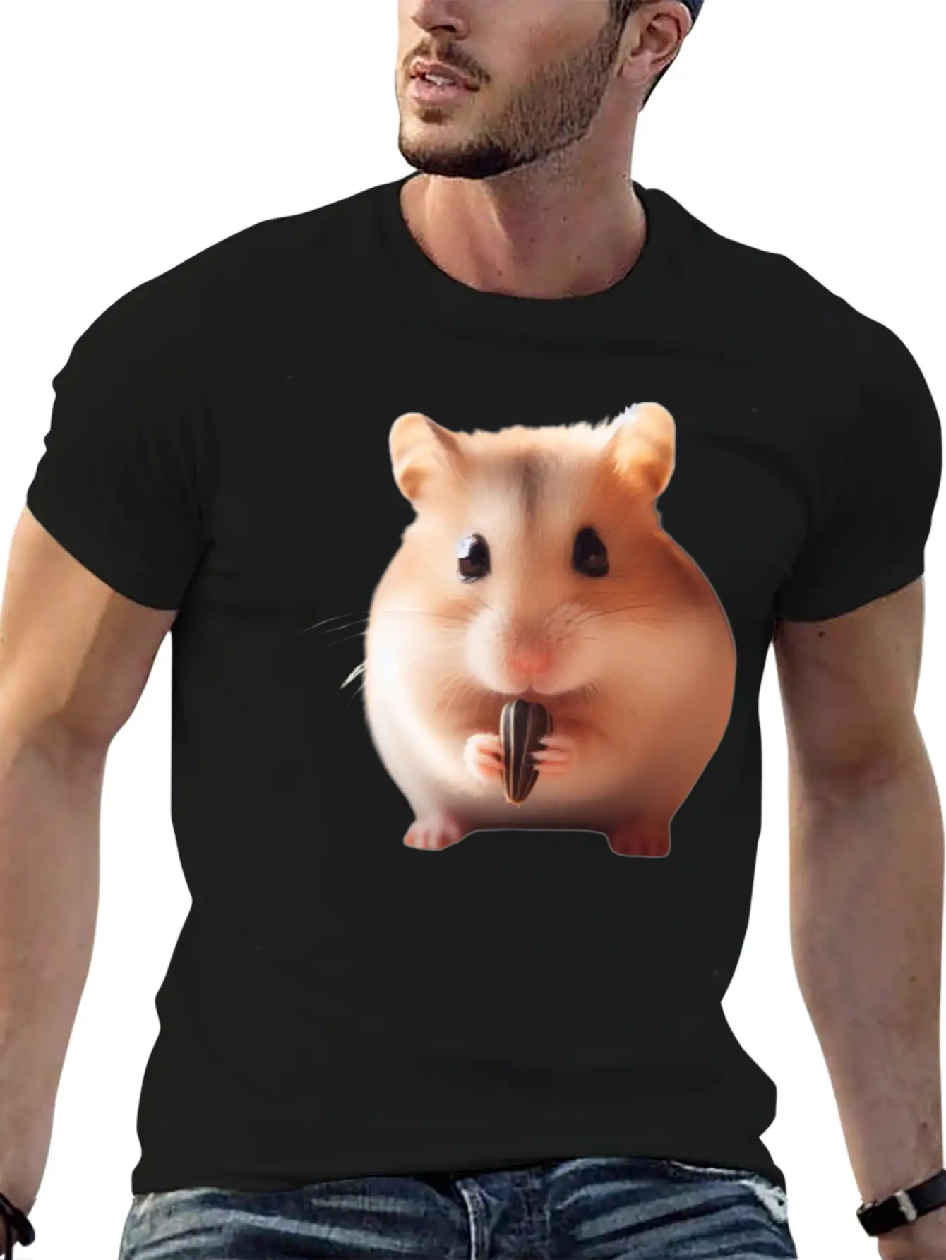 Seeds & Hamsters Essential Cotton Tee For Daily Outfits – Unisex Style