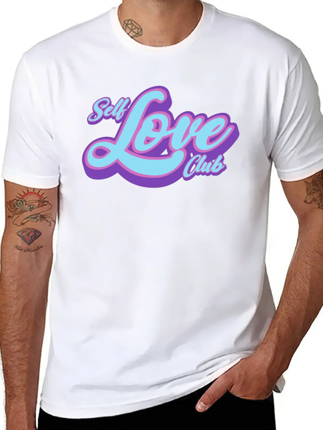 Self Love Club Relaxed Everyday Tee – Lightweight And Durable Cotton