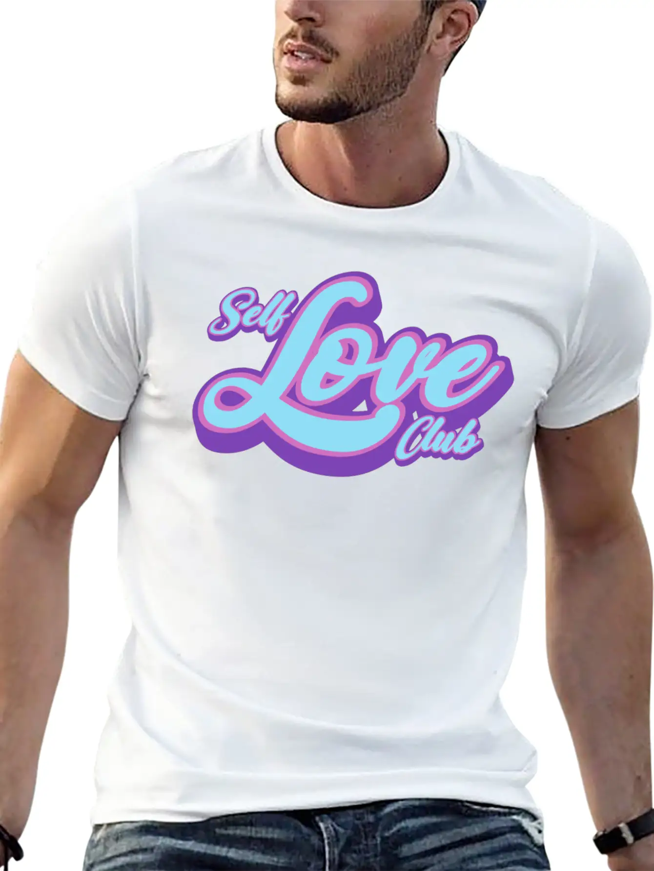 Self Love Club Relaxed Everyday Tee – Lightweight And Durable Cotton