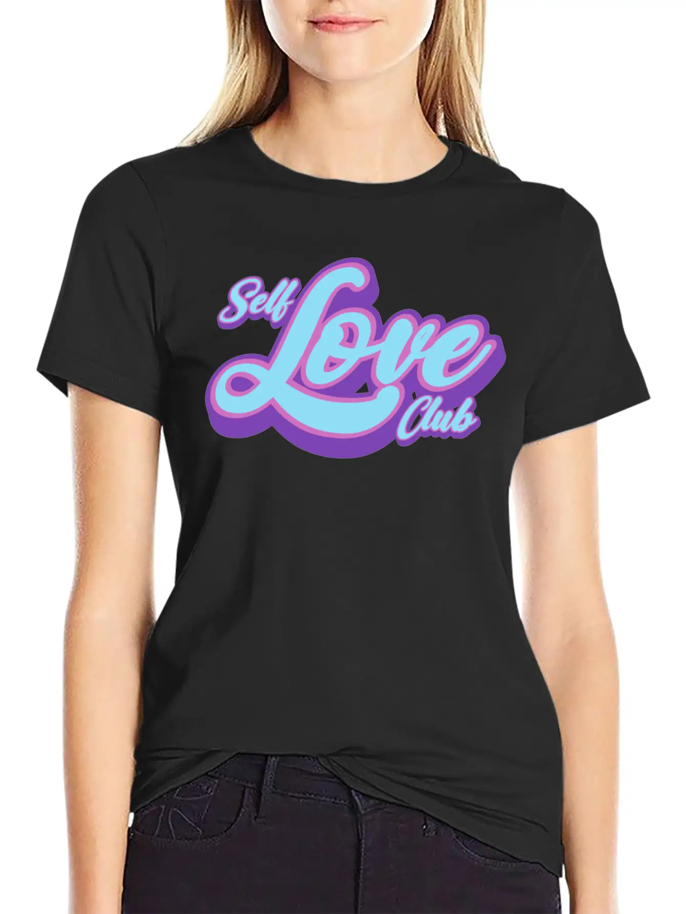 Self Love Club Relaxed Everyday Tee – Lightweight And Durable Cotton