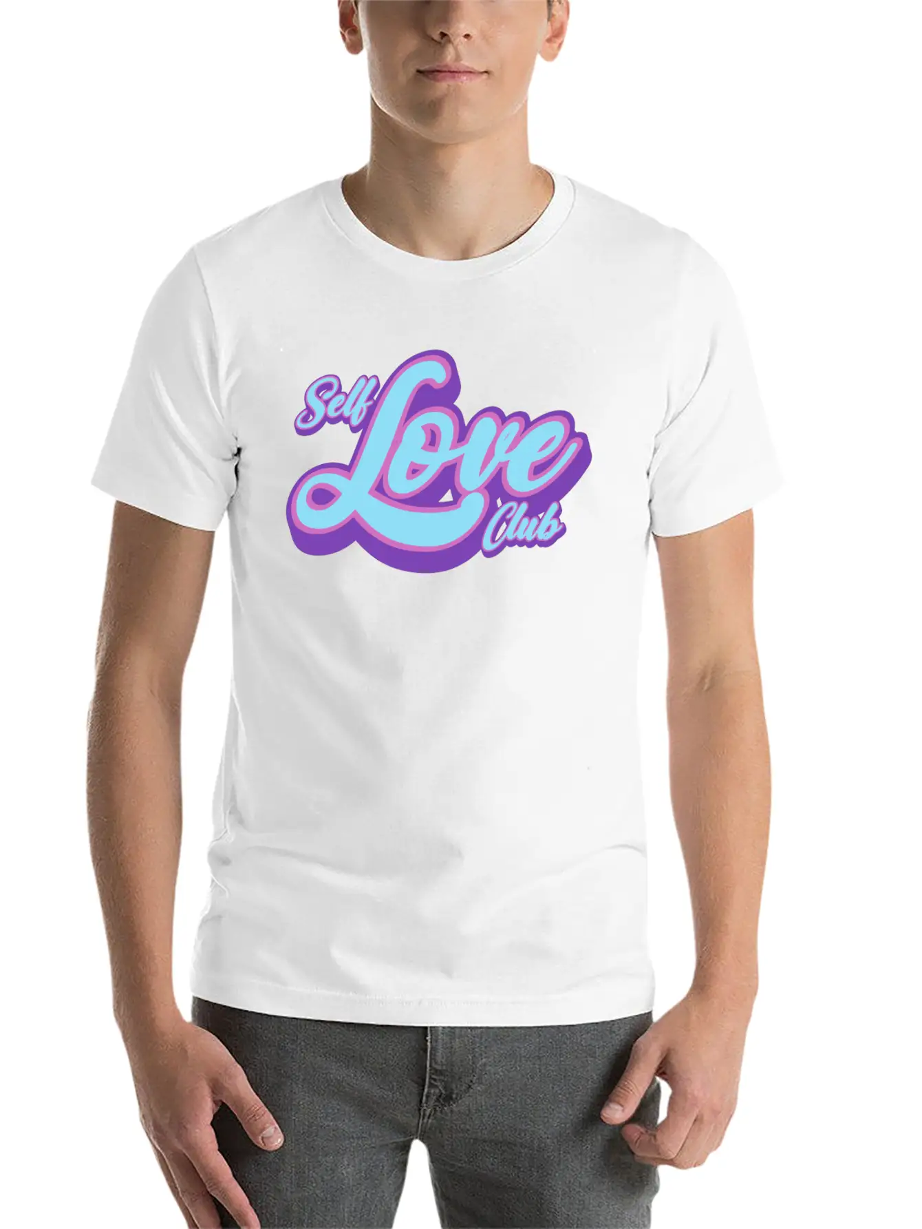 Self Love Club Relaxed Everyday Tee – Lightweight And Durable Cotton