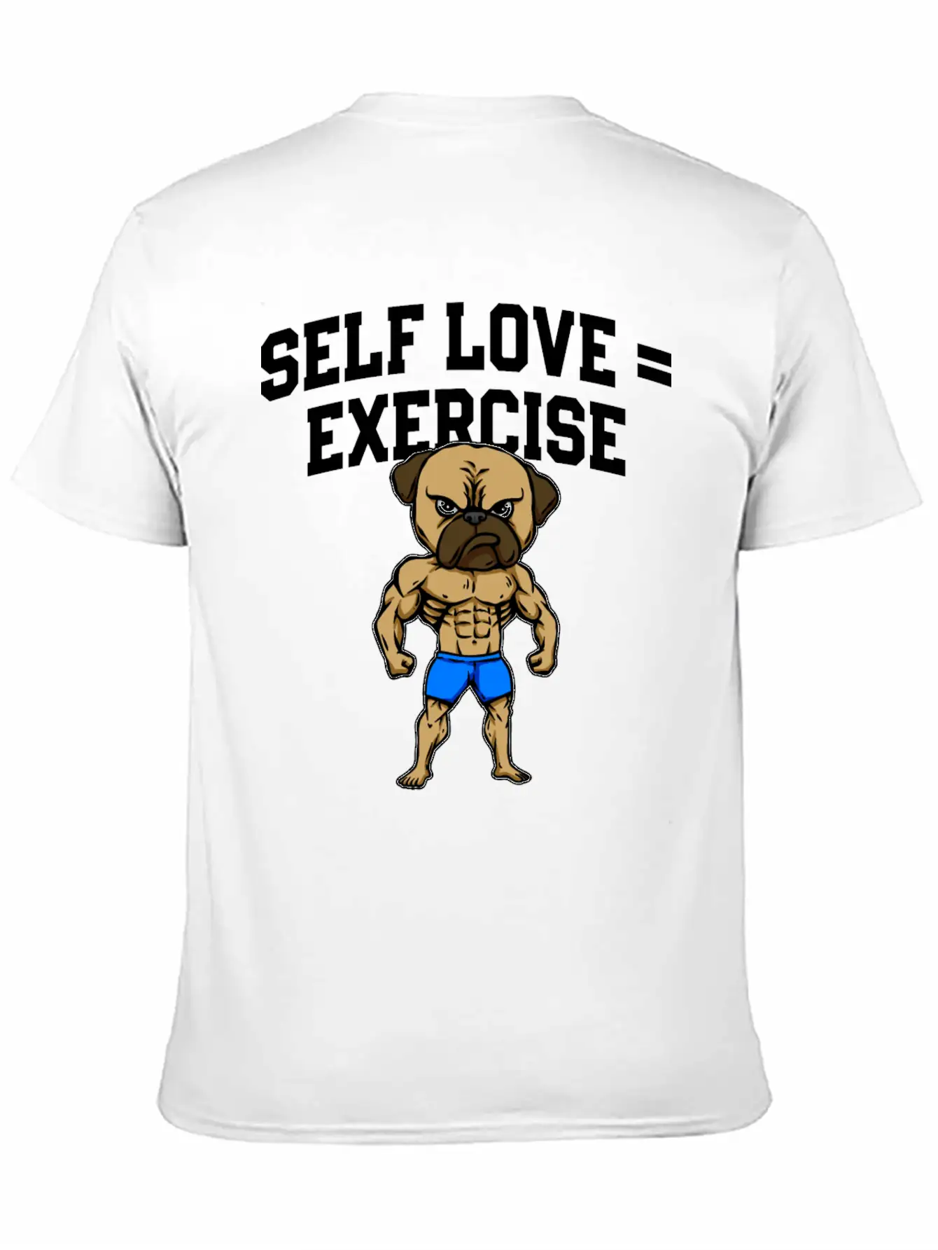 Self Love Exercise Workout Motivational Quote Gym Essential Cotton Tee For Daily Outfits – Unisex Style