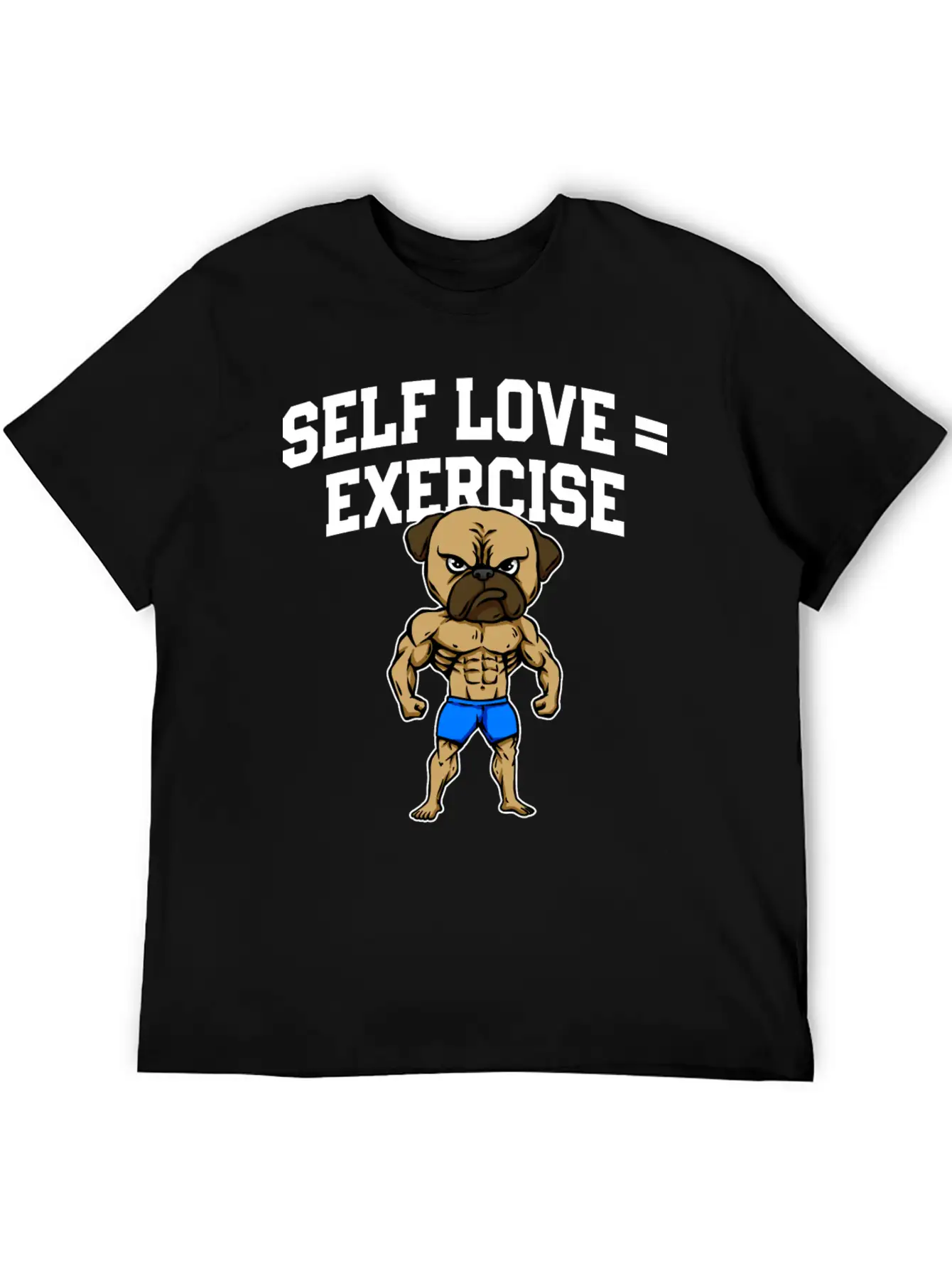 Self Love Exercise Workout Motivational Quote Gym Essential Cotton Tee For Daily Outfits – Unisex Style