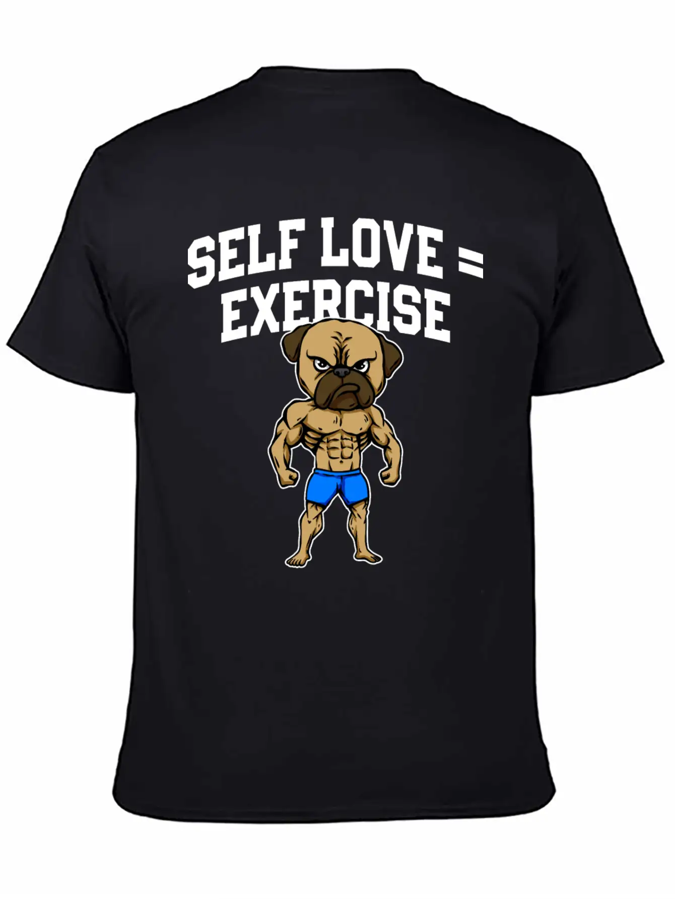 Self Love Exercise Workout Motivational Quote Gym Essential Cotton Tee For Daily Outfits – Unisex Style