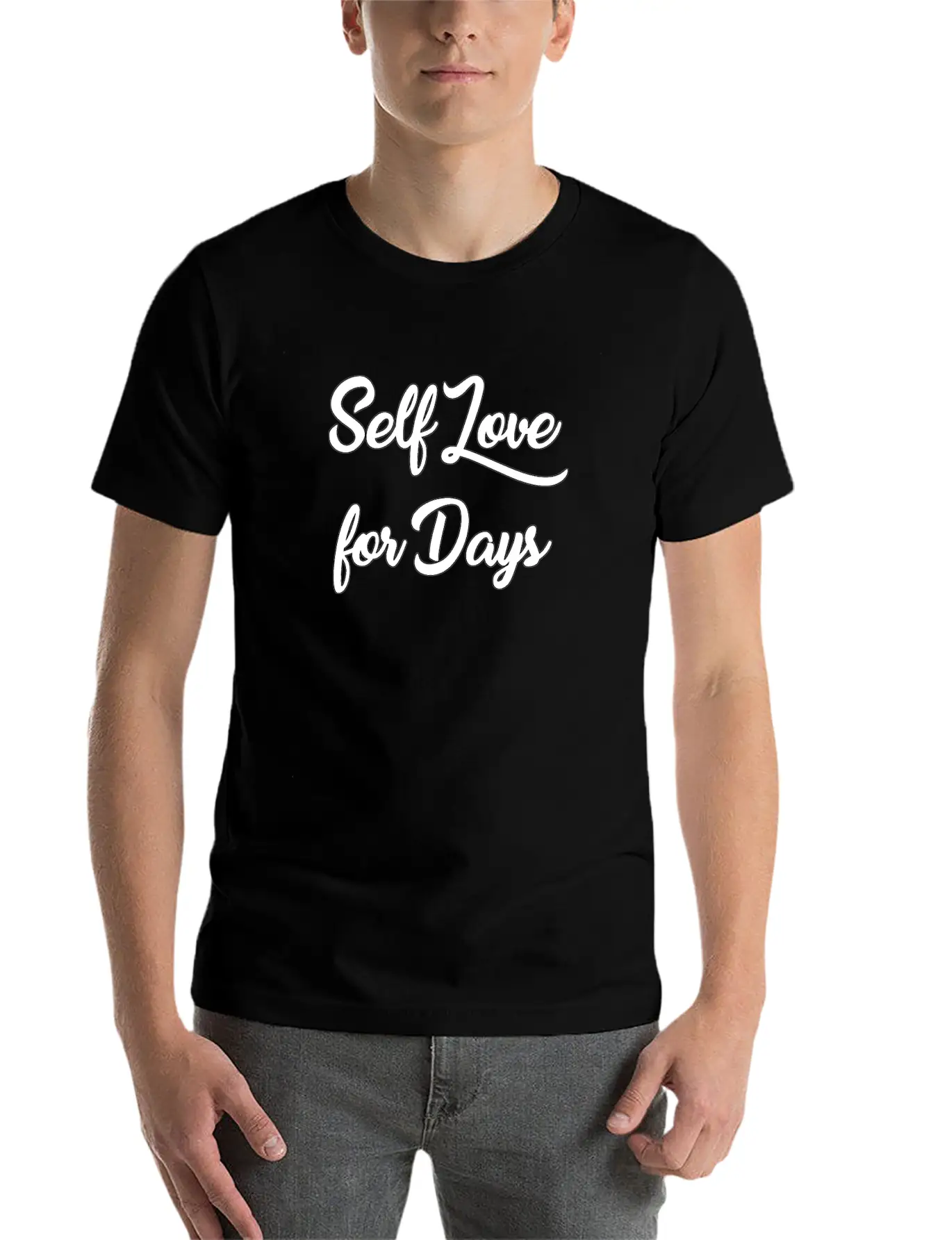 Self Love For Days Basic Graphic T-Shirt – Daily Comfort In Soft Cotton