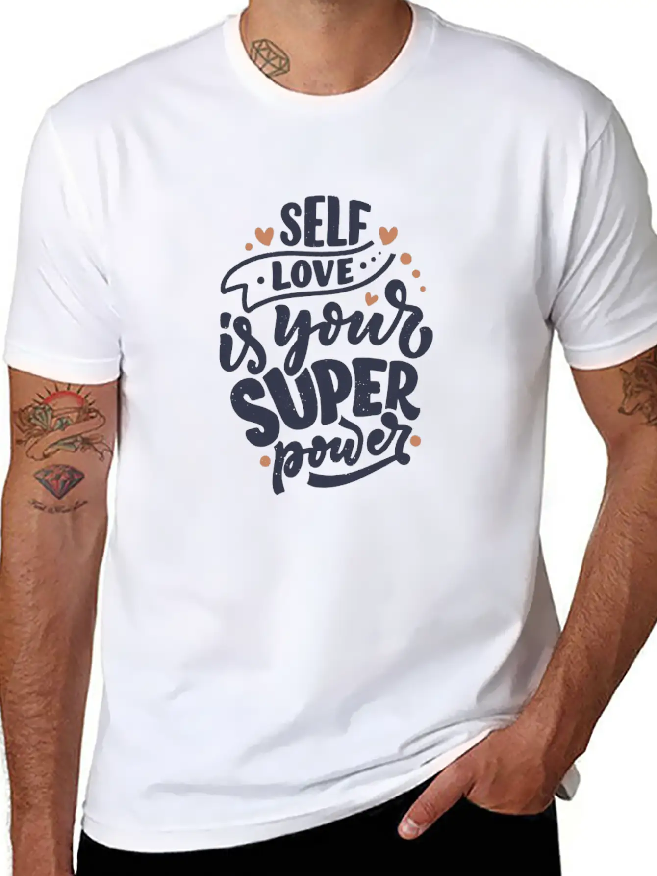 Self Love Is Your Super Power Soft Cotton Short Sleeve Tee – Unisex Wardrobe Staple