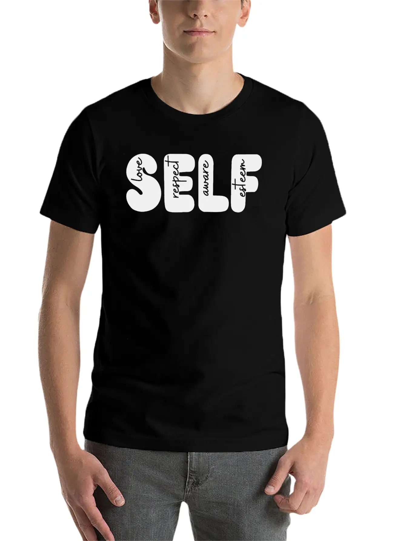 Self Love, Self Respect, Self Aware, Self Esteem Basic Graphic T-Shirt – Daily Comfort In Soft Cotton