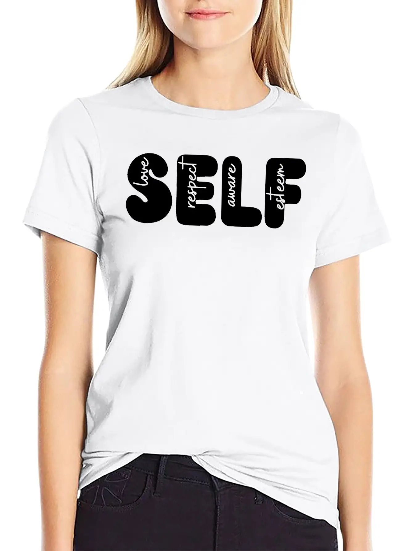 Self Love, Self Respect, Self Aware, Self Esteem Basic Graphic T-Shirt – Daily Comfort In Soft Cotton