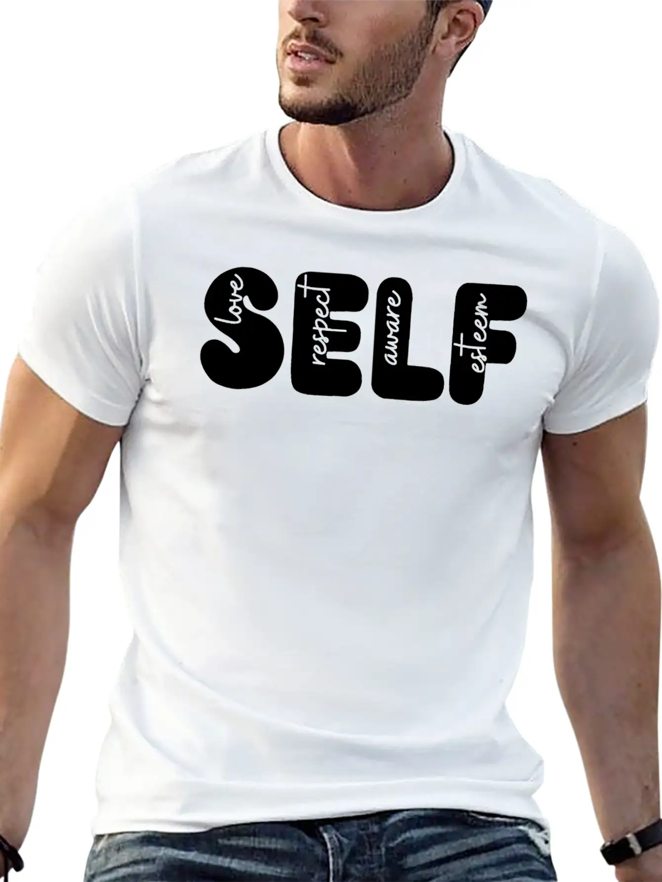 Self Love, Self Respect, Self Aware, Self Esteem Basic Graphic T-Shirt – Daily Comfort In Soft Cotton