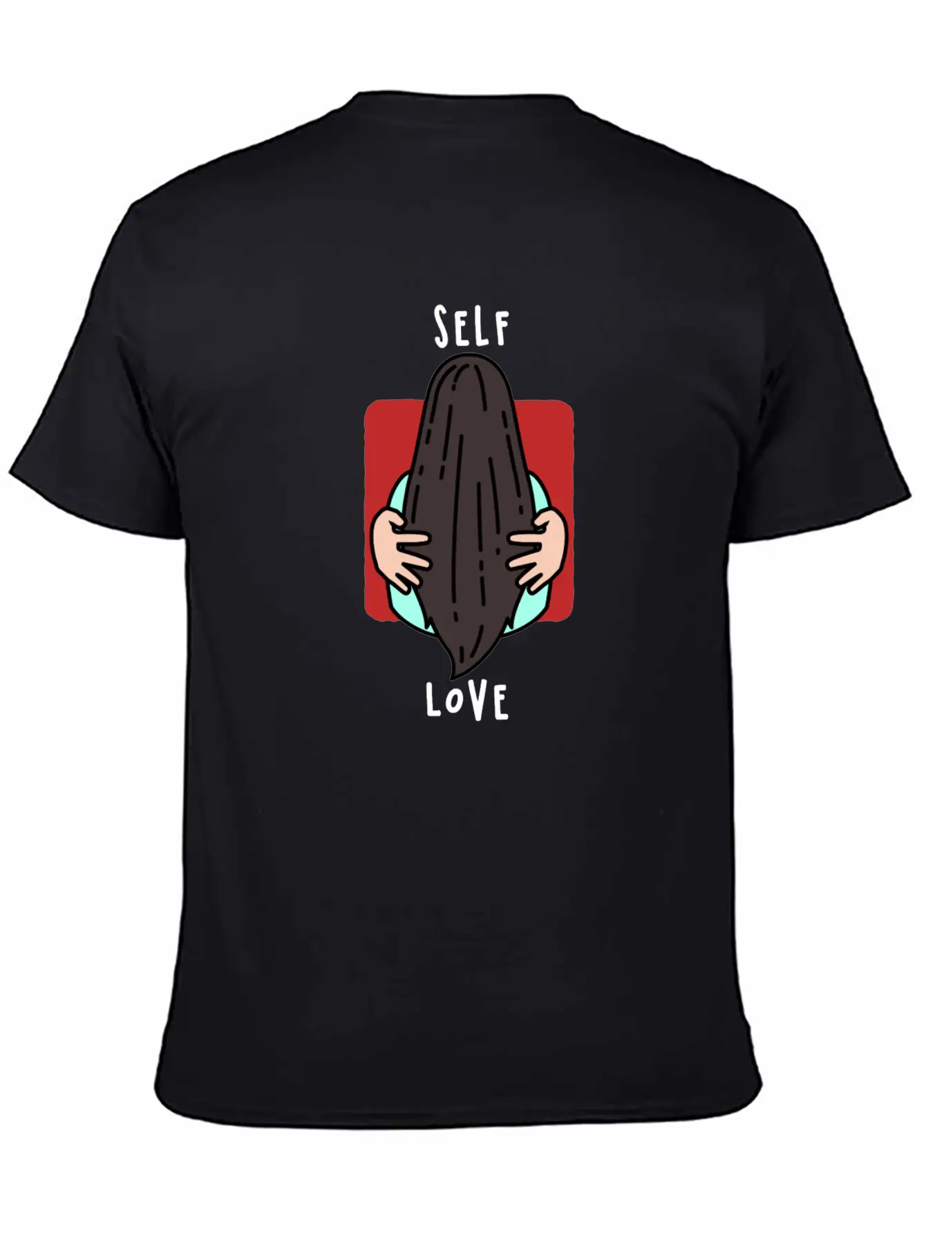 Self Love Women's Back Hug Cool Gift Unisex Casual T-Shirt – Clean Design For Daily Comfort