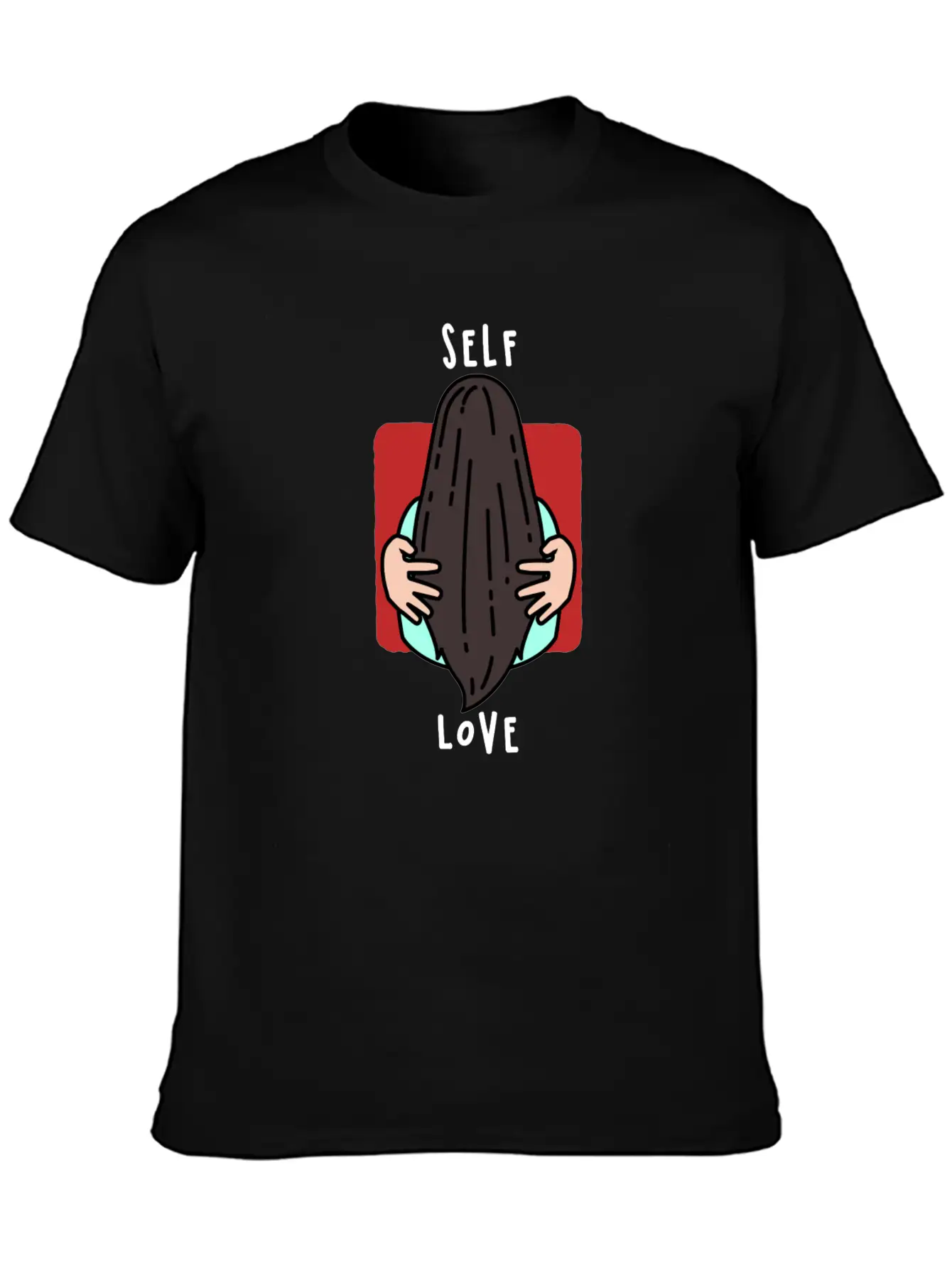 Self Love Women's Back Hug Cool Gift Unisex Casual T-Shirt – Clean Design For Daily Comfort