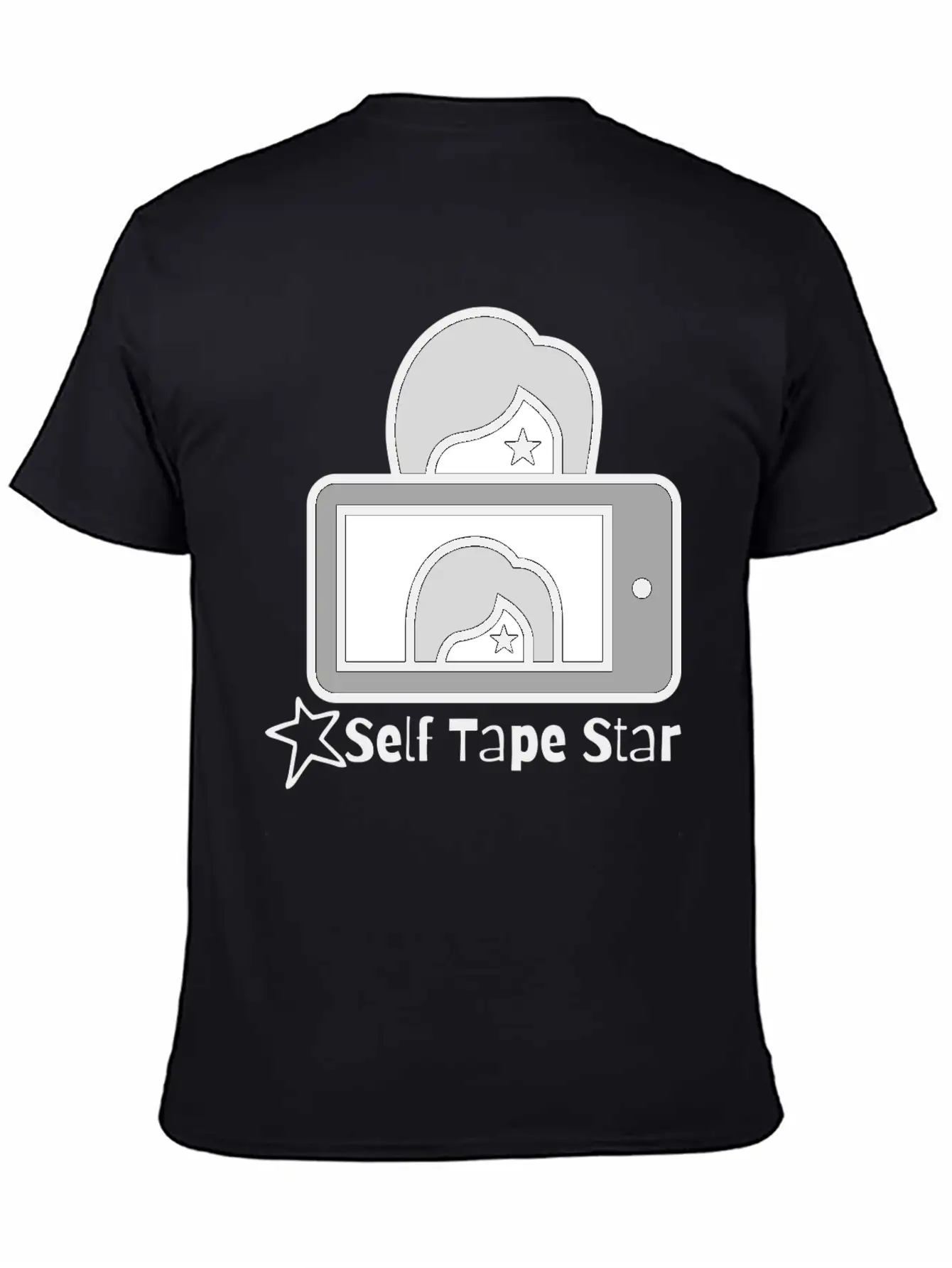 Self Tape Star Vintage Stylish Everyday T-Shirt – Unisex Basic Cotton Tee
